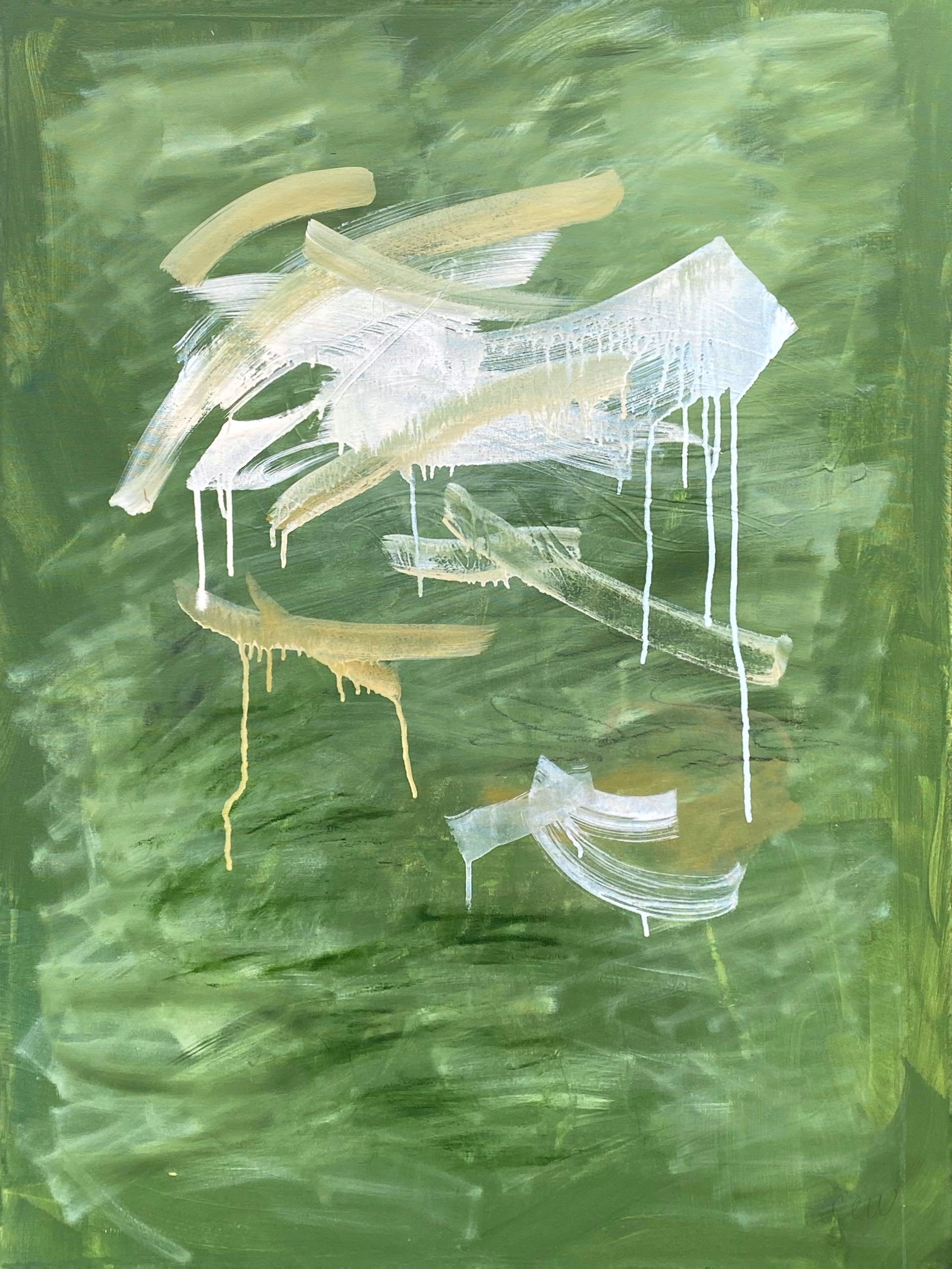 Untitled in Green by Catherine Whitis