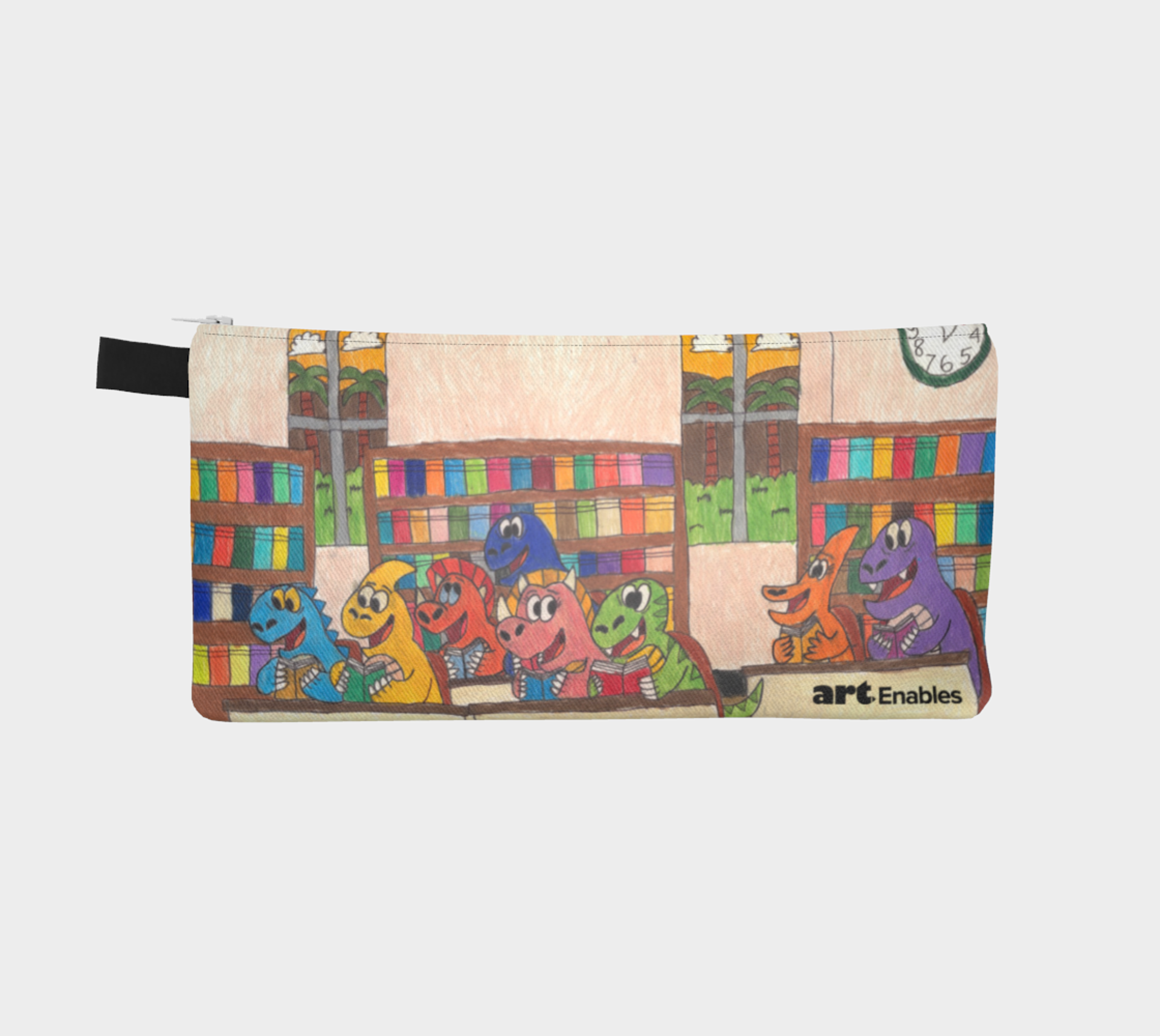 Pencil Case w/ artwork by Maurice Barnes by Art Enables Merchandise