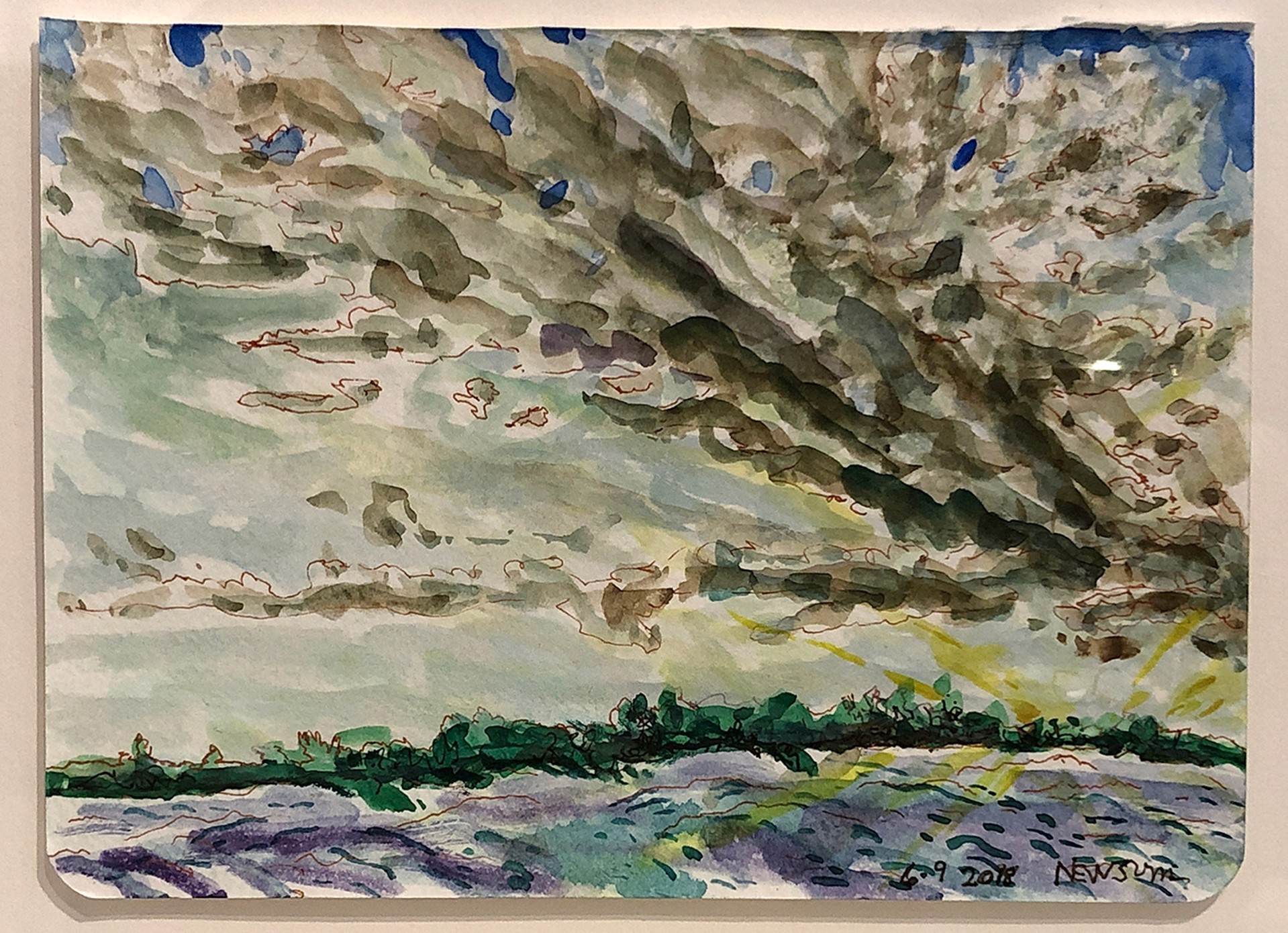 Storm Approaching II by Floyd Newsum
