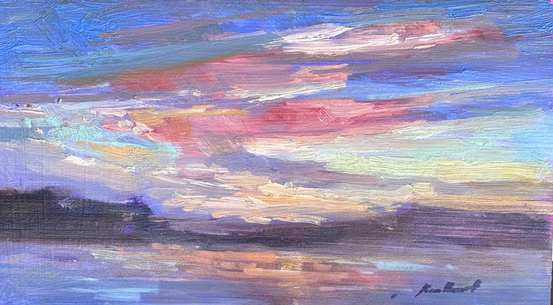 Sunset painting 