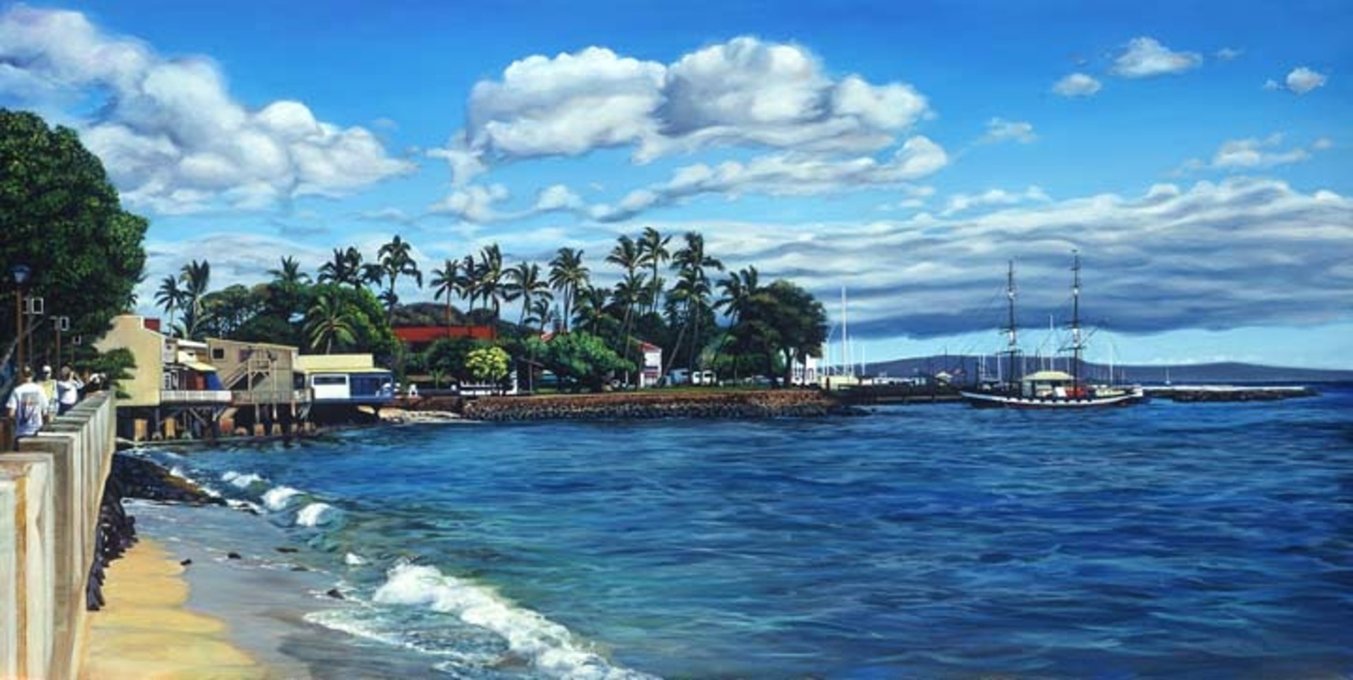 Lahaina Waterfront by Lynne Boyer