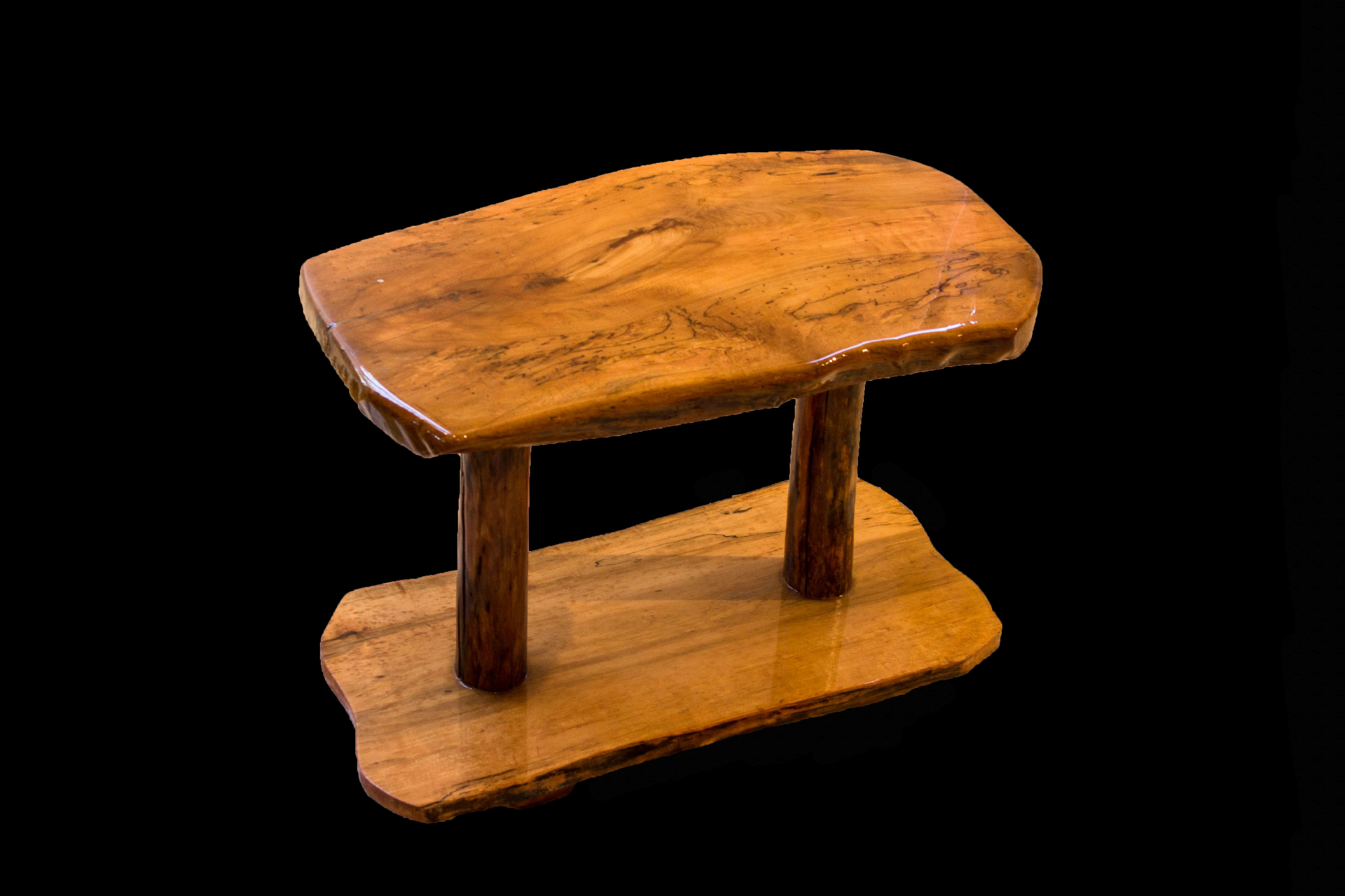 Maple Double Layer Table by Jerry Kienke