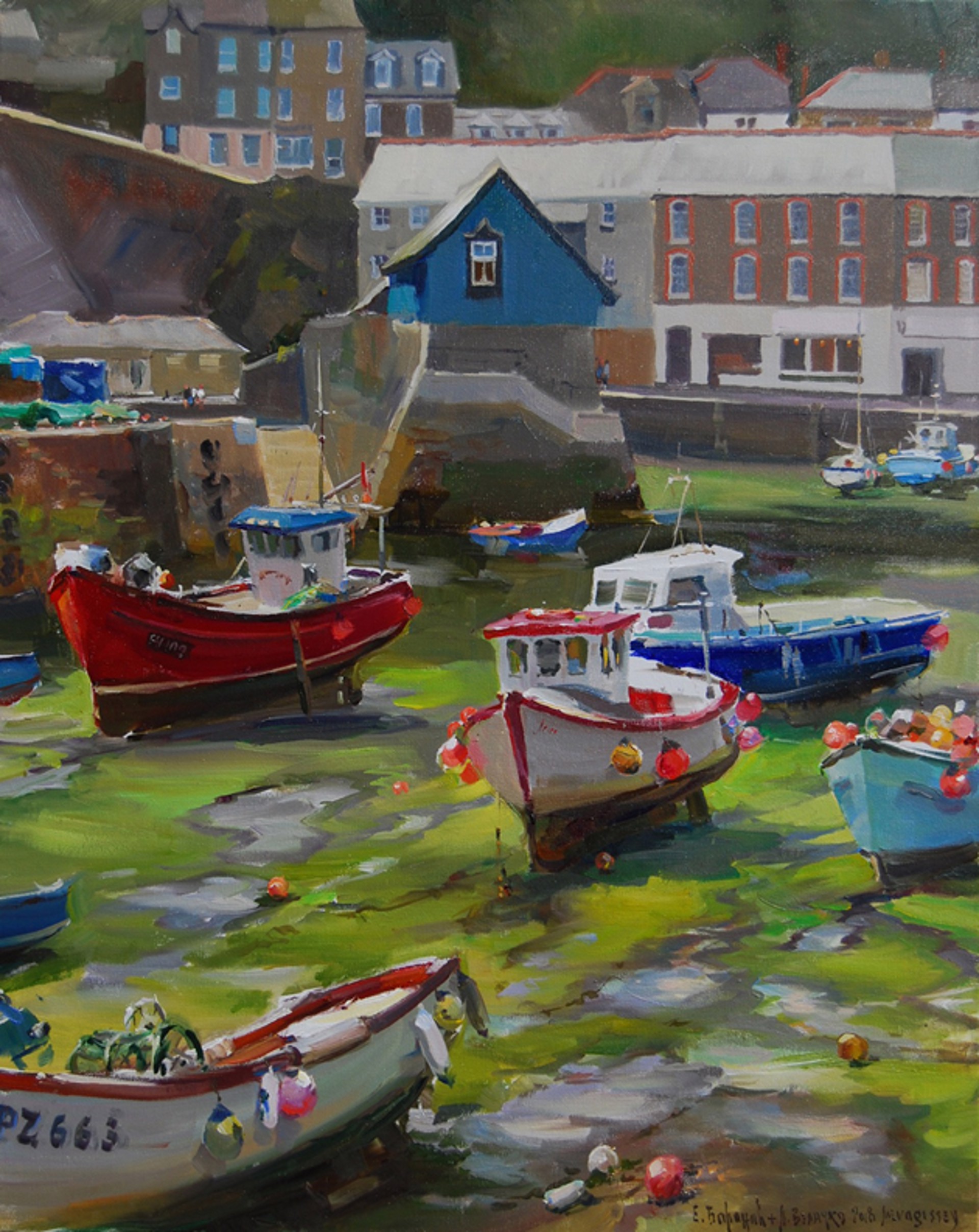 Low Tide Contrasts, Mevagissey by Evgeny & Lydia Baranov