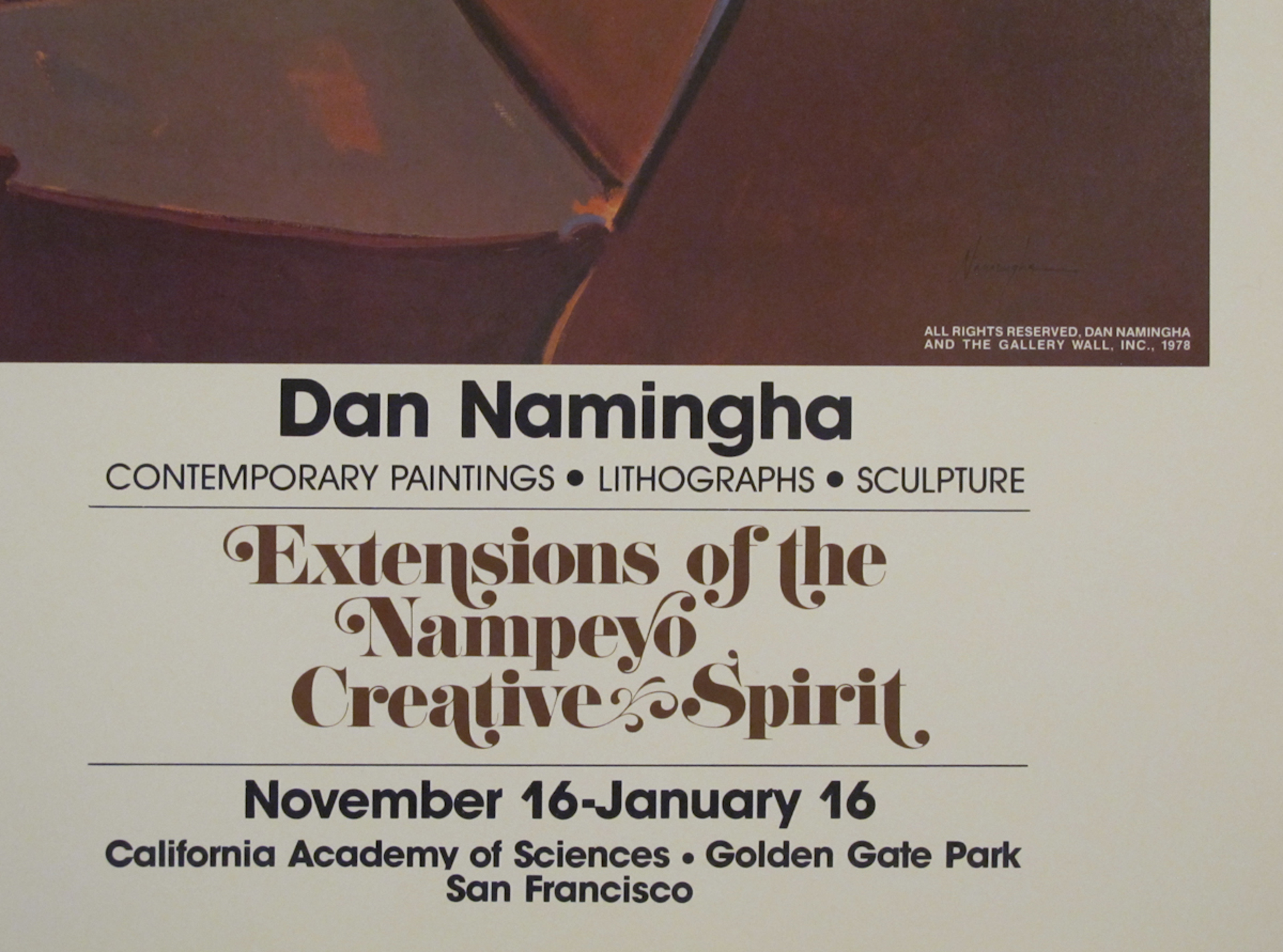 Extensions of the Nampeyo Creative Spirit - Dan Namingha Poster