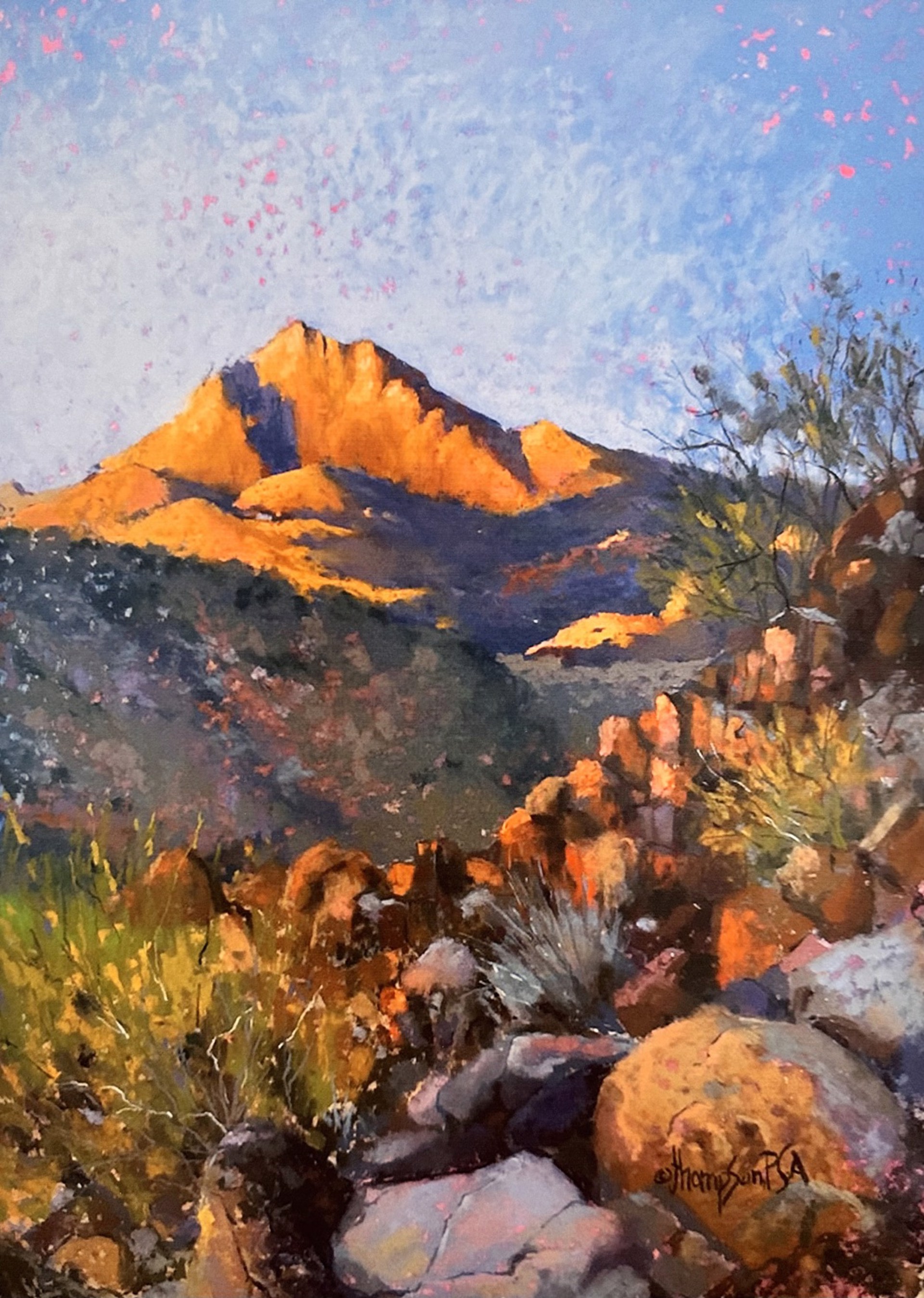 Burro Creek Sunrise by Jan Thompson