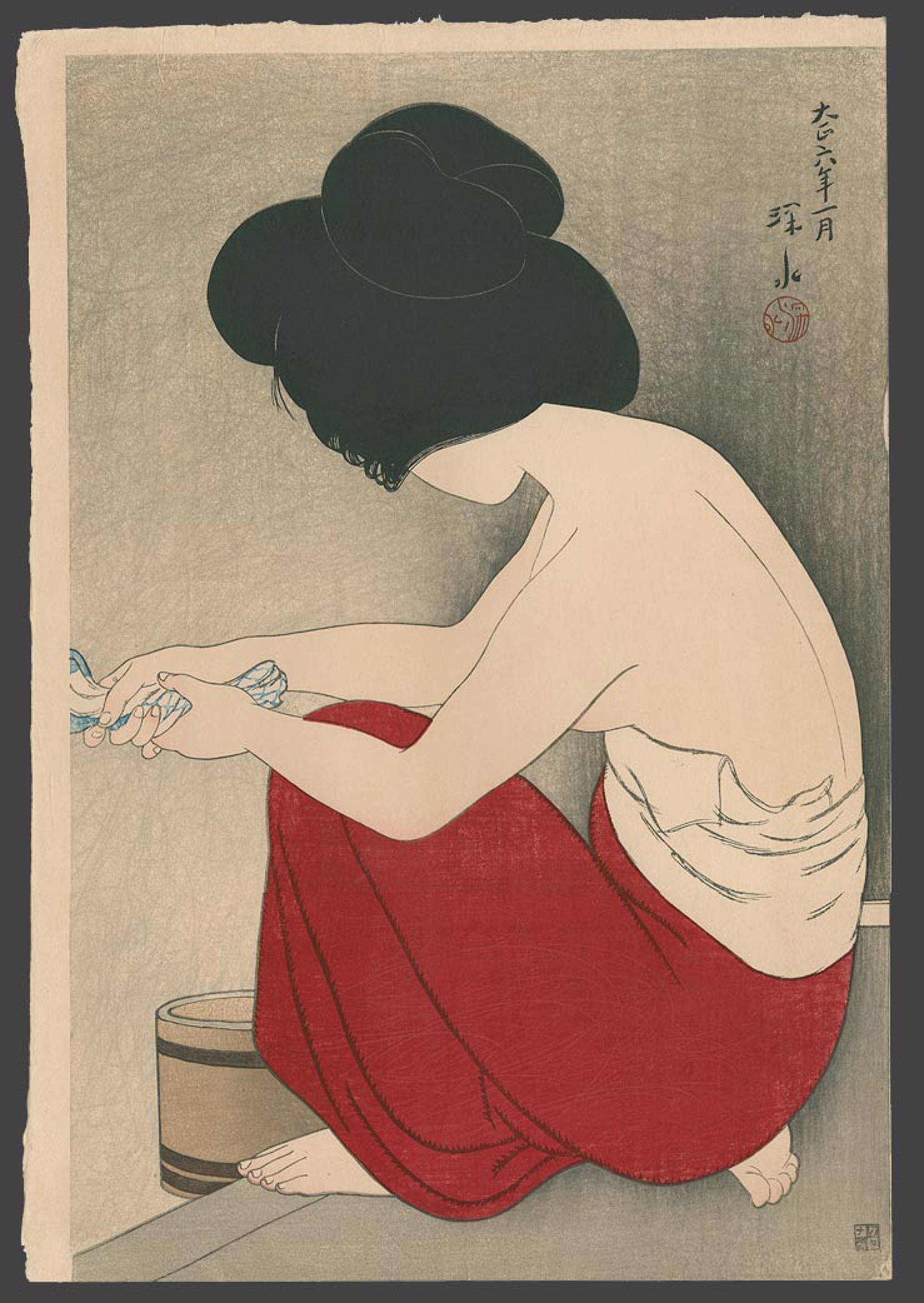 After the Bath by Shinsui
