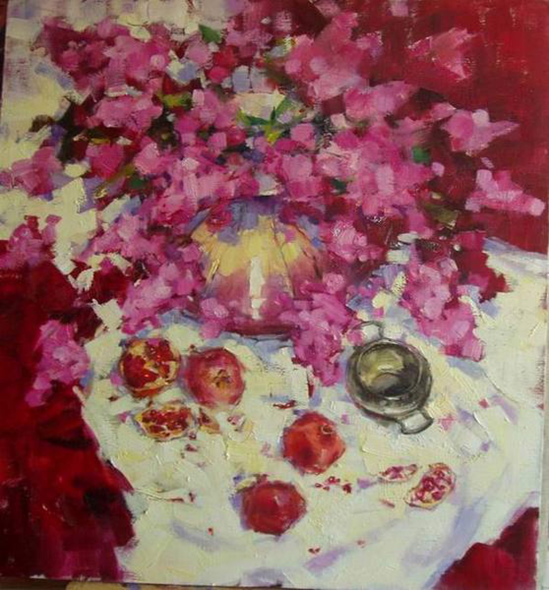 Pink Flowers by Yana Golubyatnikova