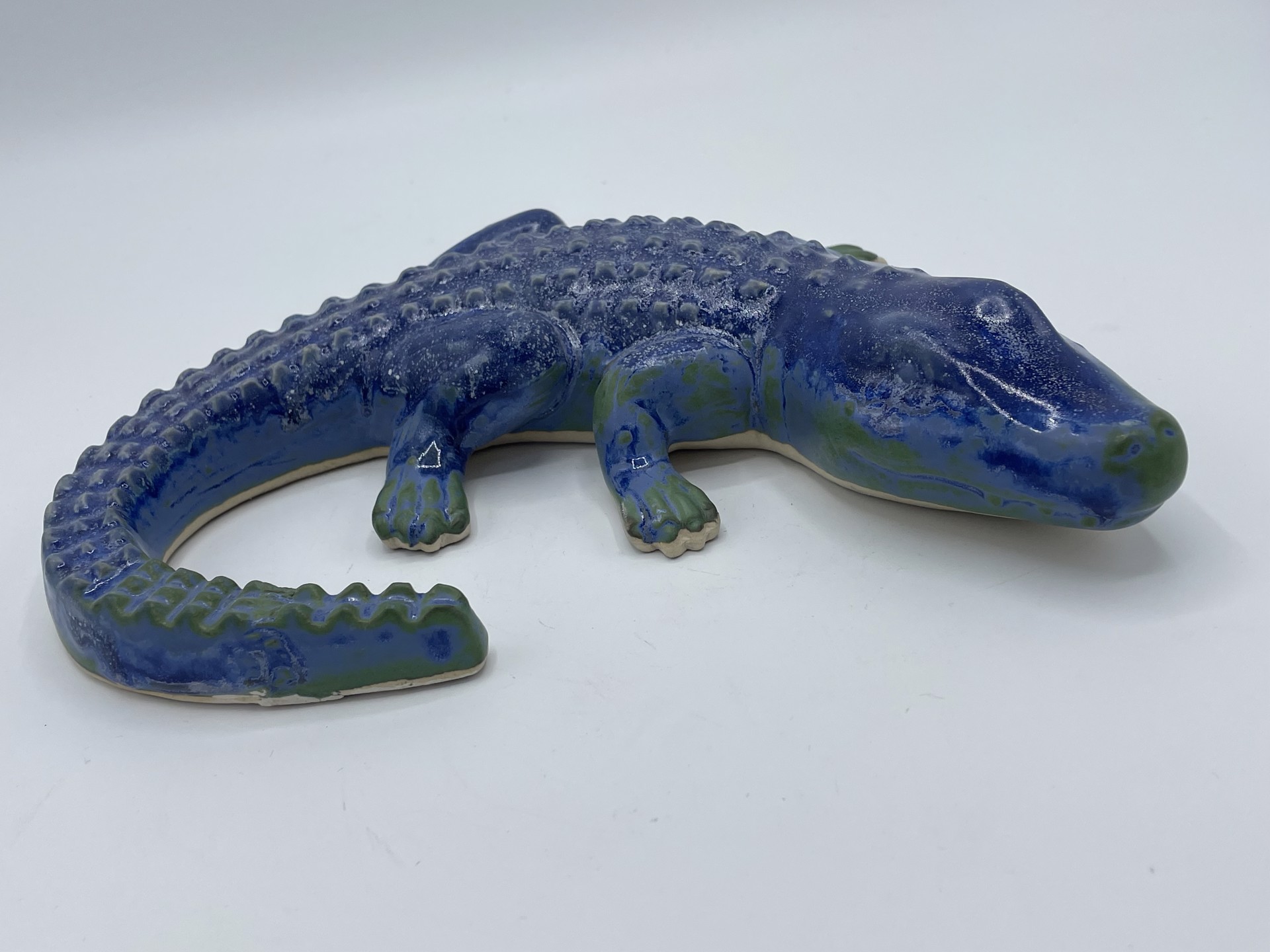 Alligator Blue/Green by Satterfield Pottery