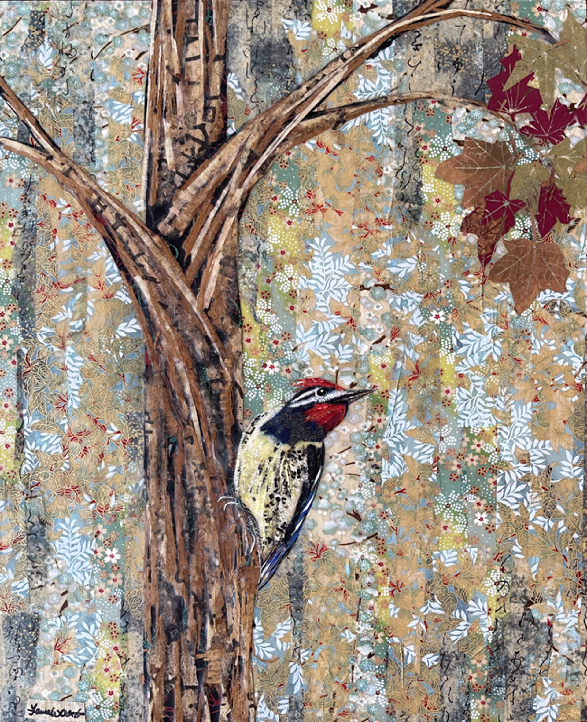 Yellow-bellied Sapsucker - SOLD! by Laura Adams
