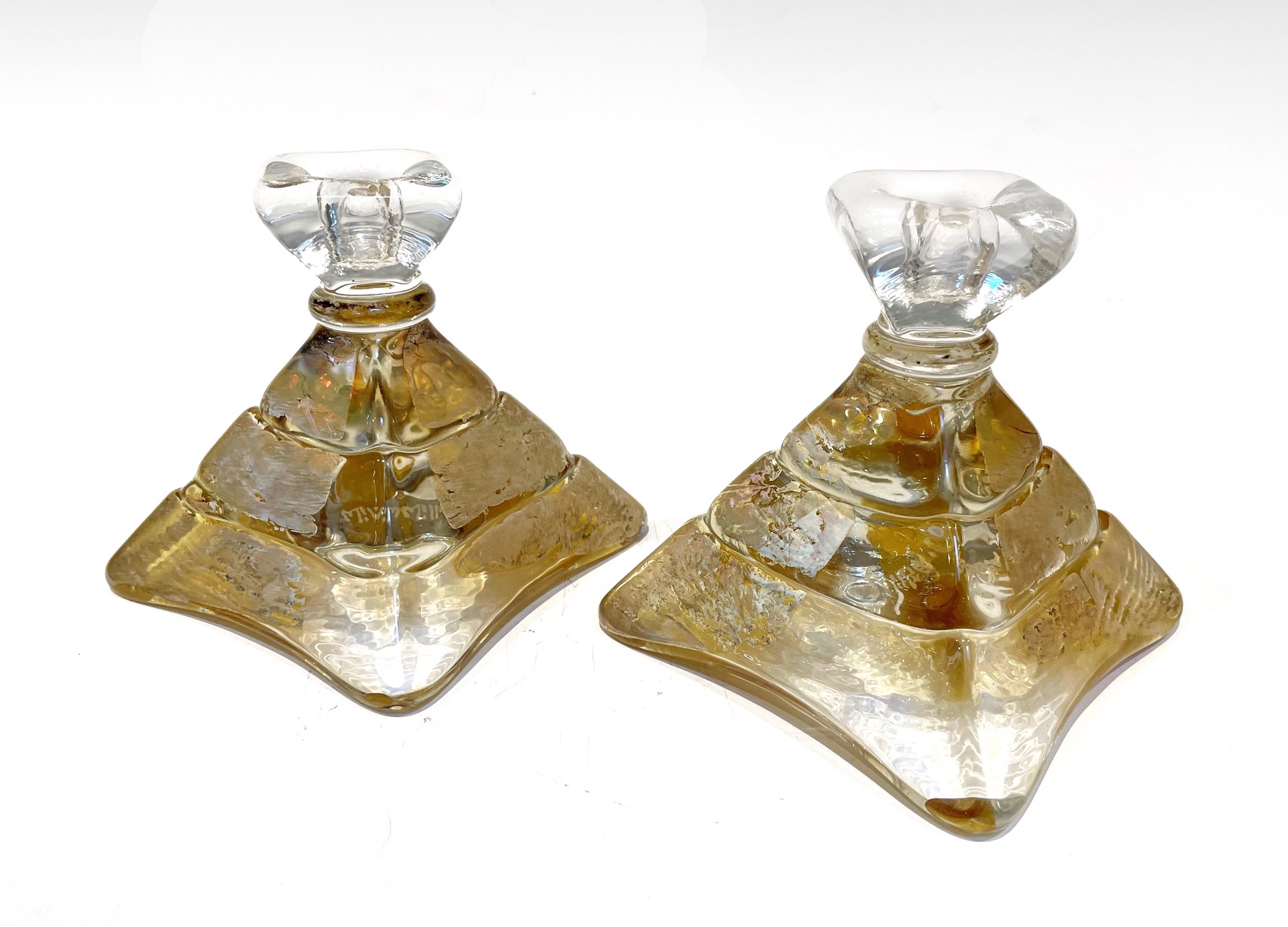 Candleholders ~ Gold on Gold by Paul Willsea & Carol O'Brien