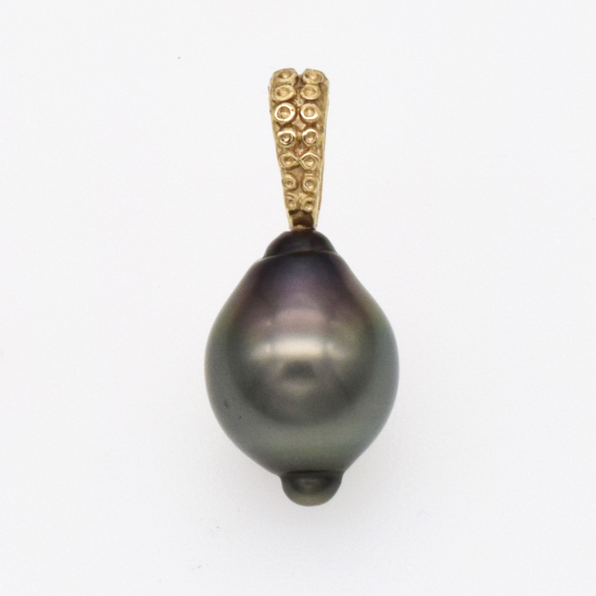 Tahitian Pearl Drop with Tentacle Bail by Thomas Tietze