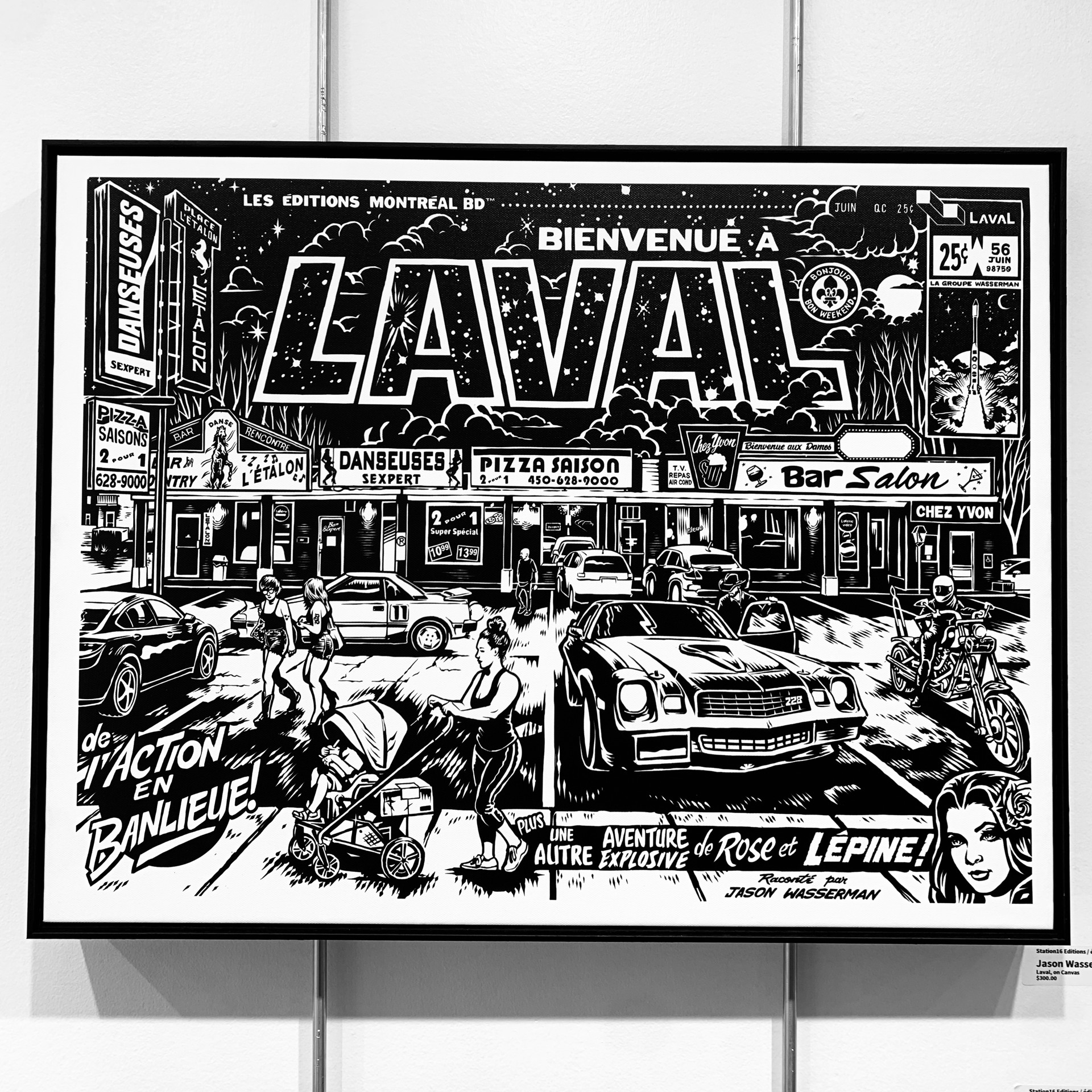 Laval, on canvas by Jason Wasserman