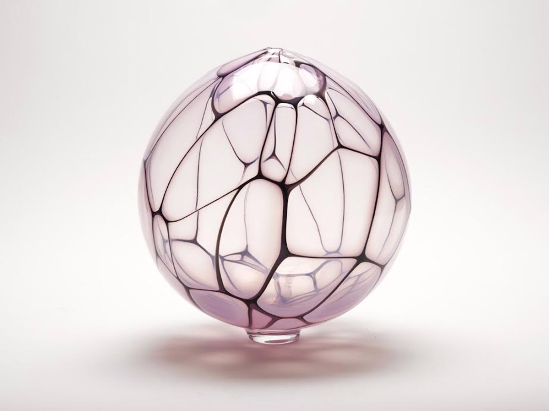 Pink and Black Murrine Orb by HAYDEN WILSON