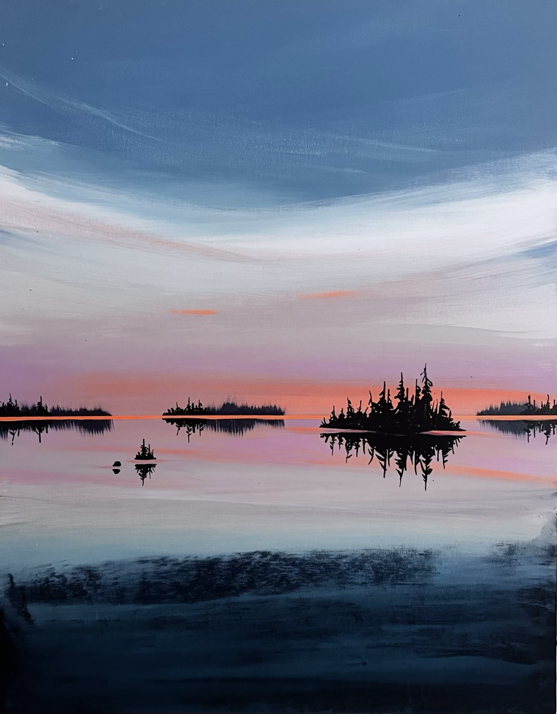 Kaleidoscope Colours, Lake of the Woods by Kerry Langlois