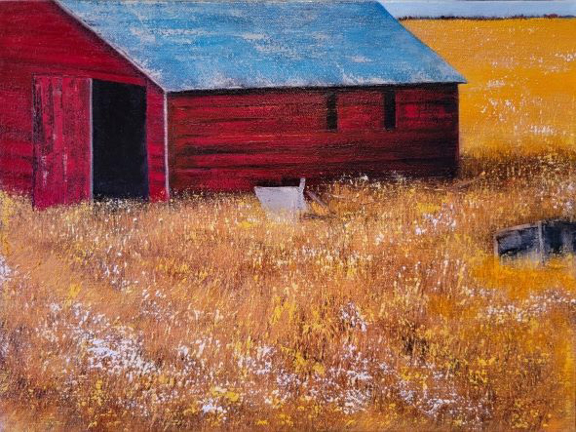 Red Shed by Faith Patterson