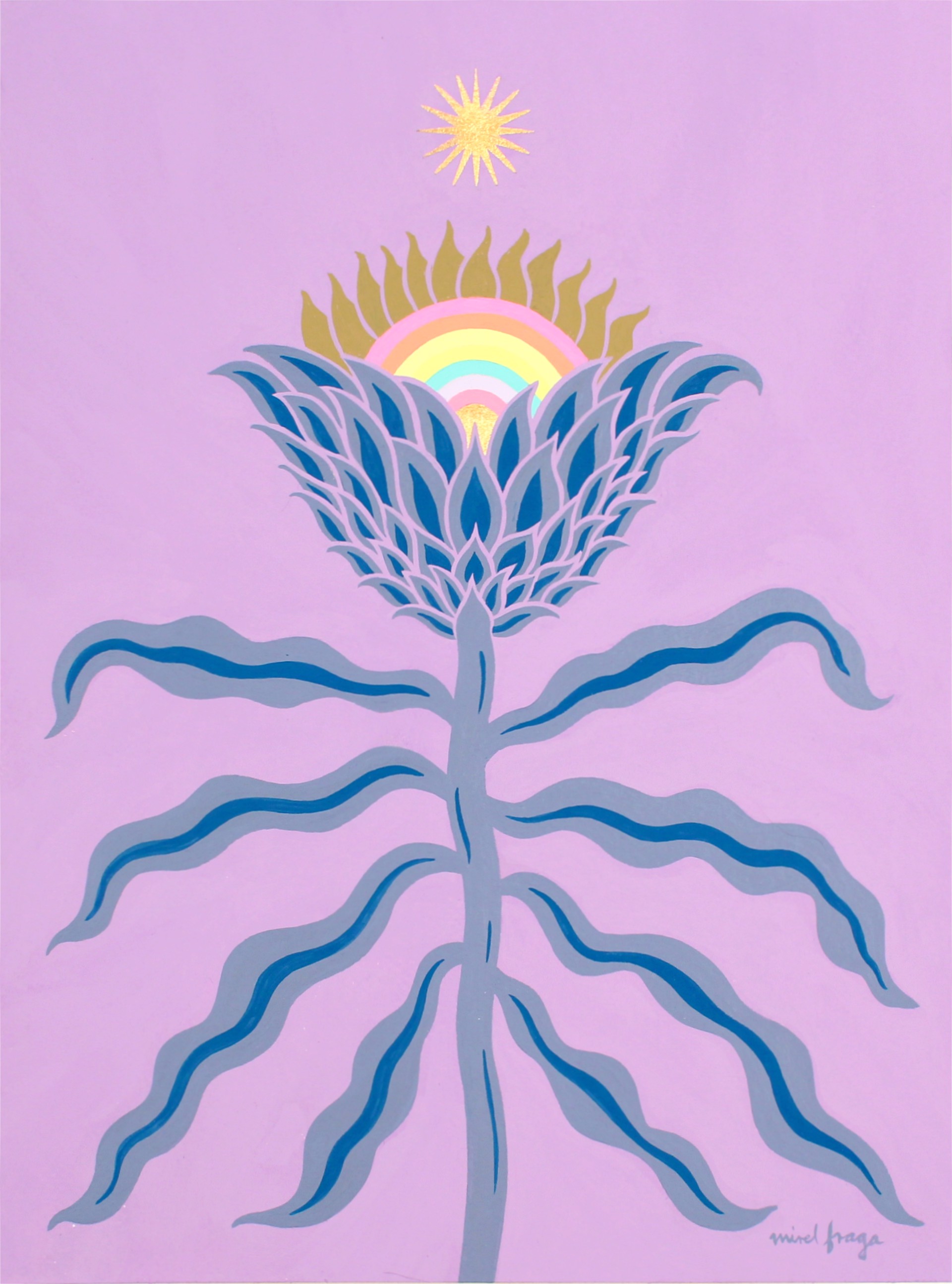 Temple of flora 1 (Artichoke protea) by Mirel Fraga