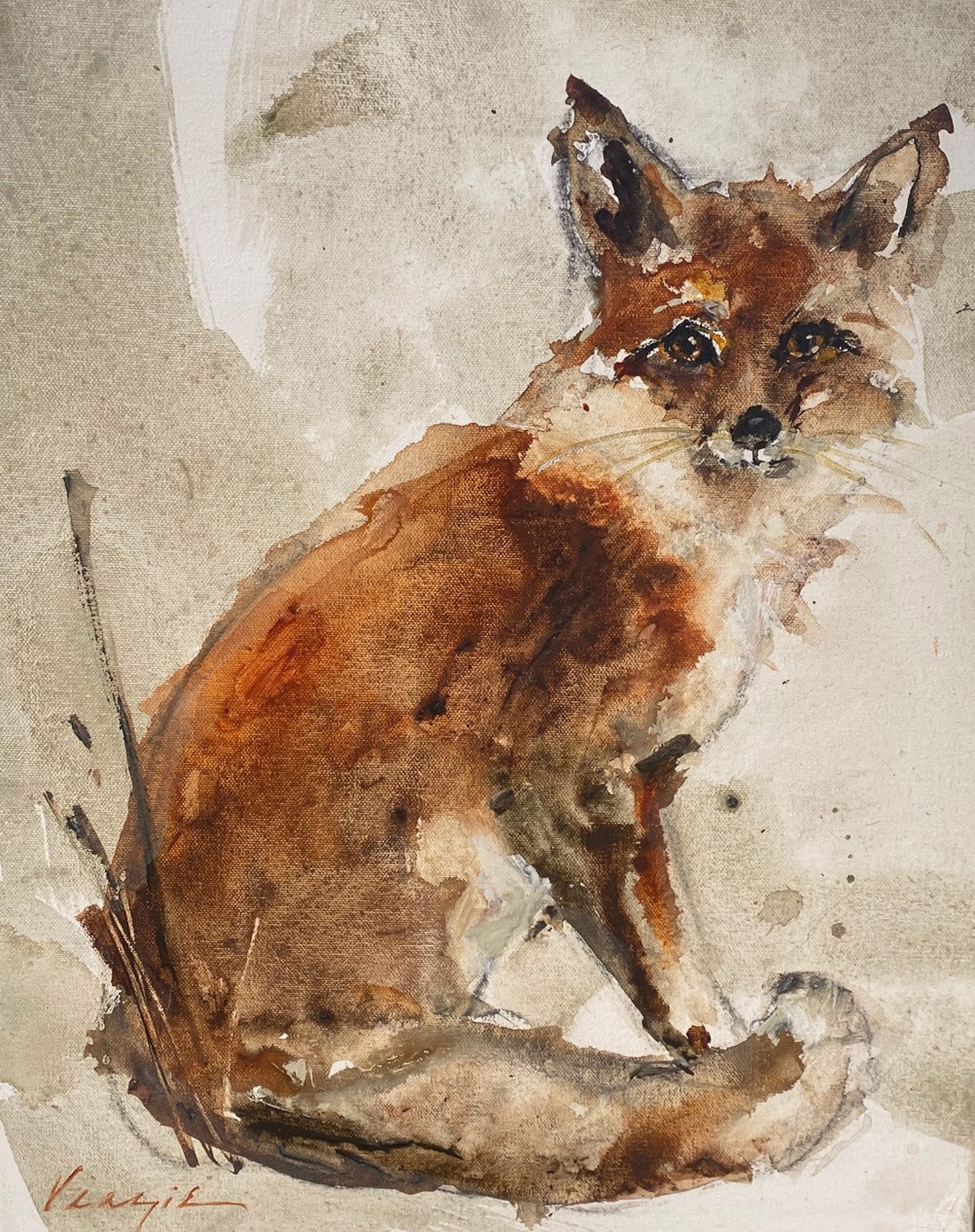 Fox 1 by Mary Miller Veazie