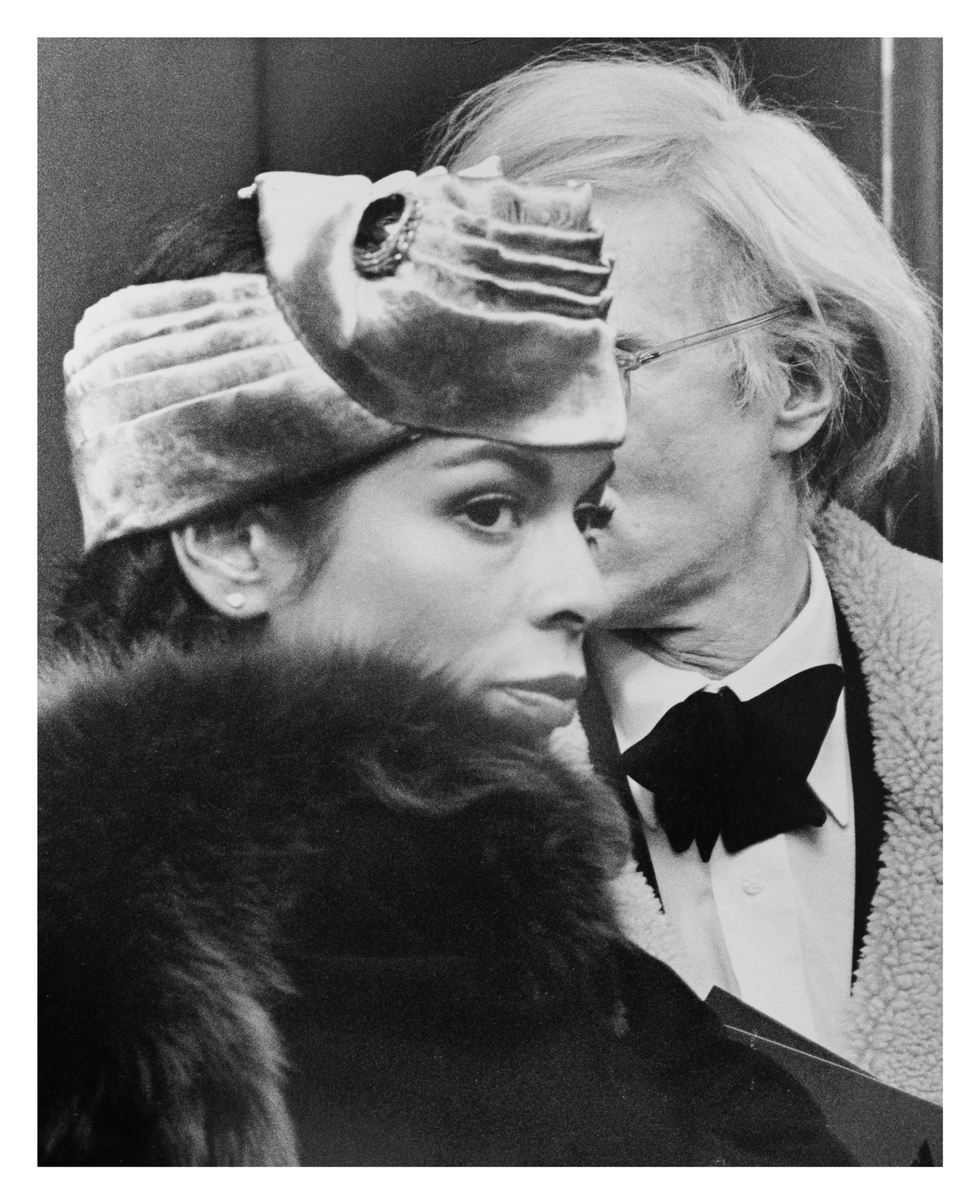Andy Warhol and Bianca Jagger by Ron Galella