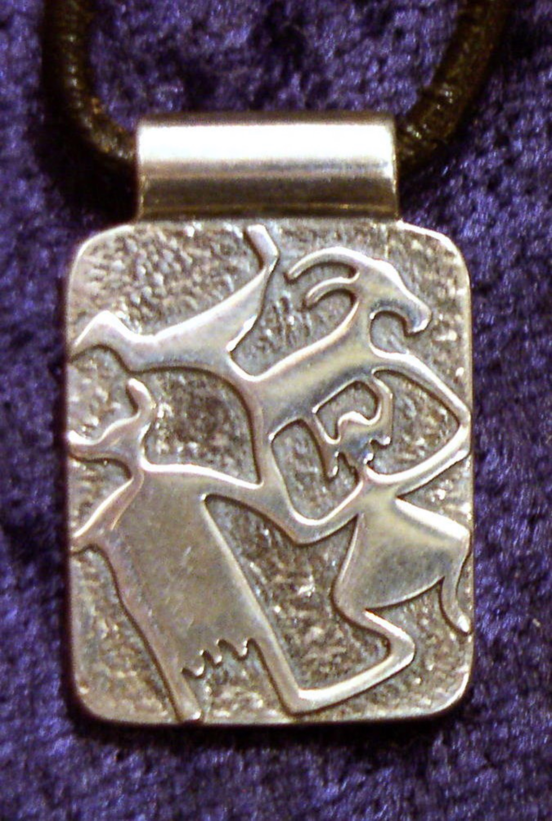 High Wire / Pictograph Pendant by Robert Rogers