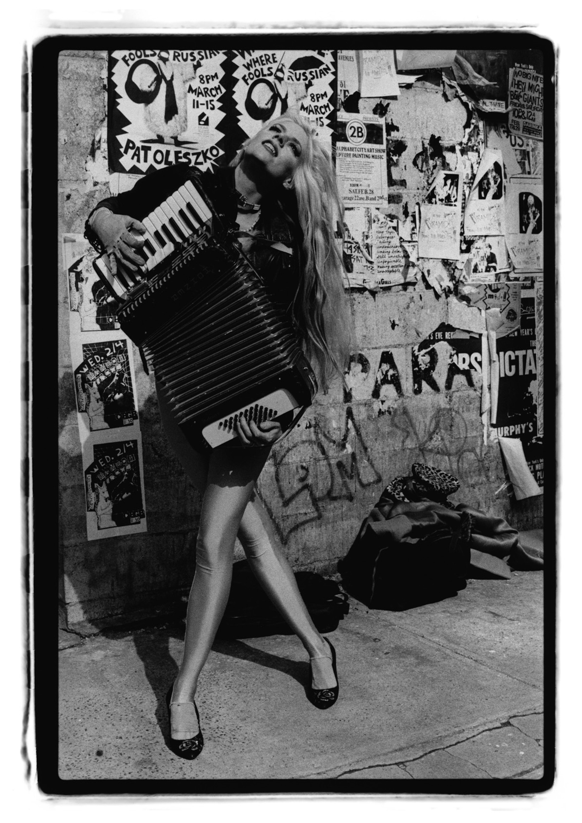 Pheobe Legere, Accordion by Amy Arbus: On the Street