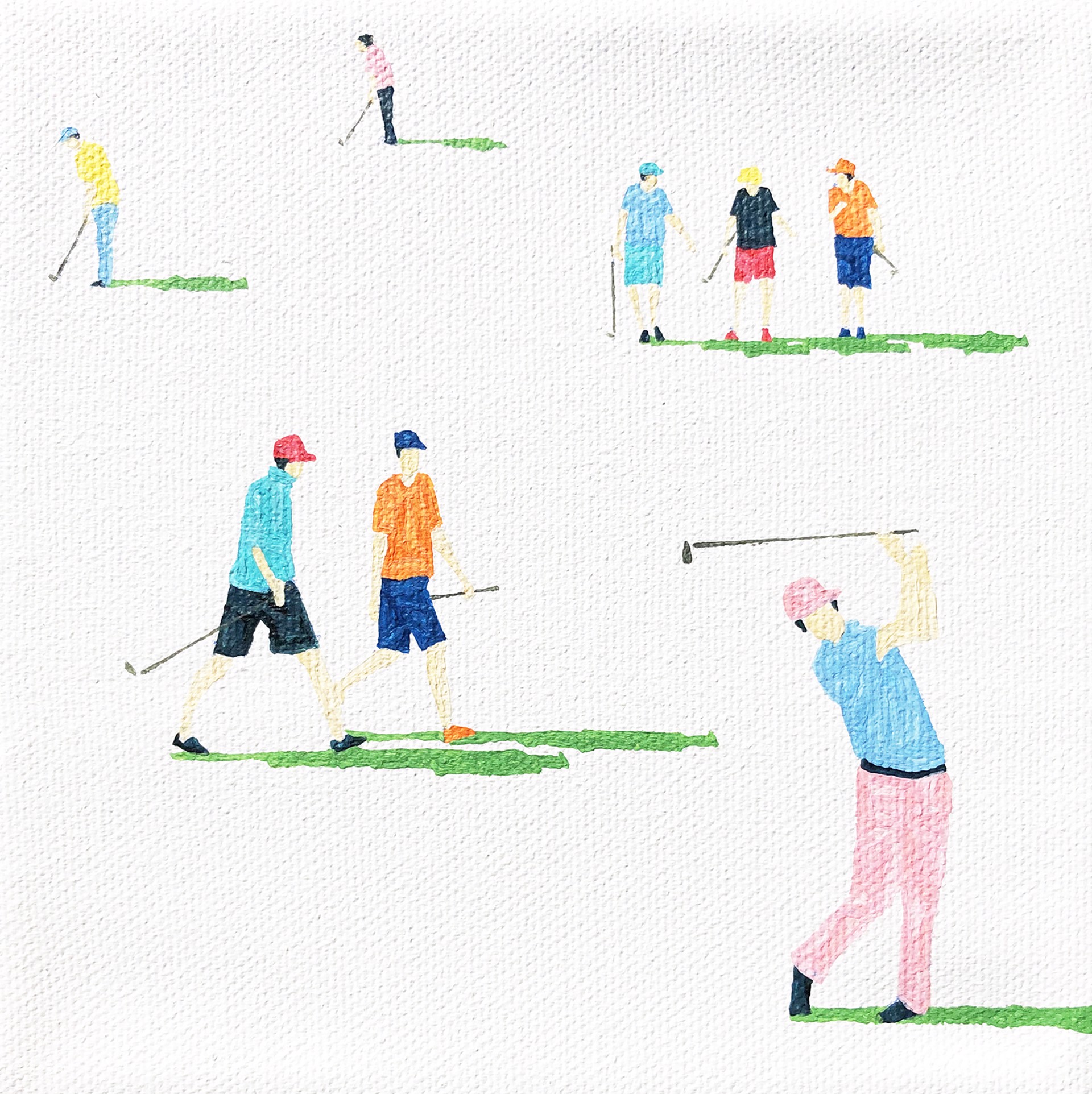 Golfers Nano 6 by Stephanie Ho