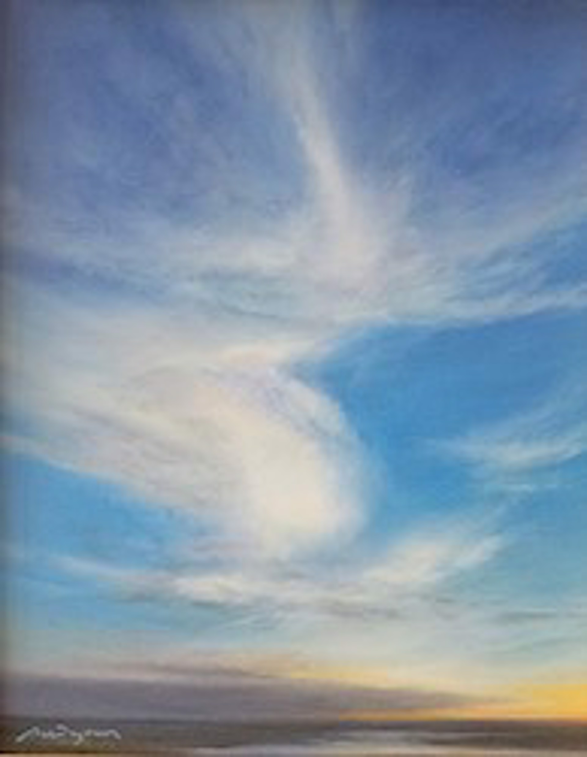 Winter Clouds Study - SOLD by Peter Pettegrew