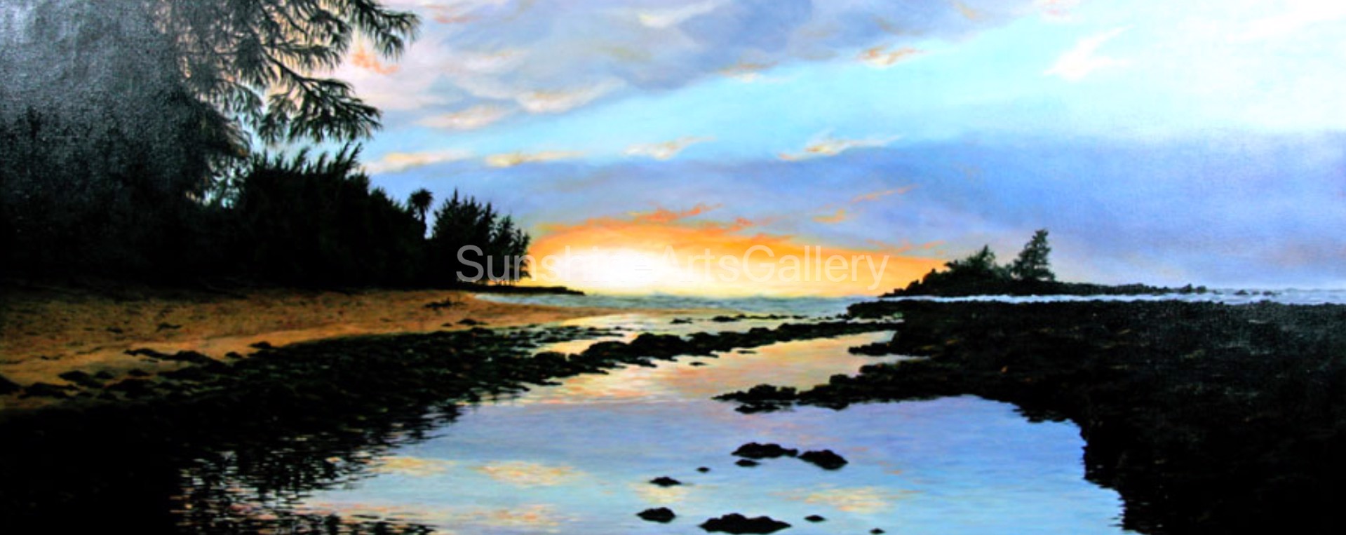 Sunset at Waiale’e Beach by Pati O'Neal