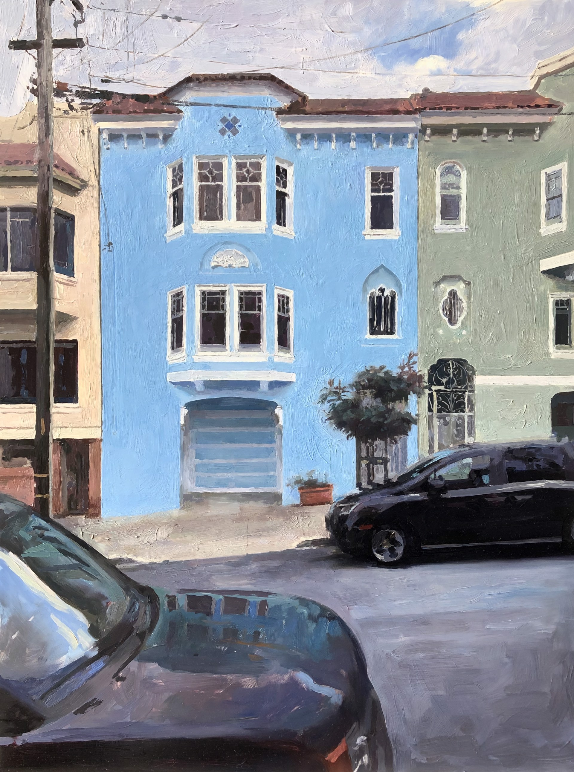 The Blue House, San Francisco by Hollis Dunlap