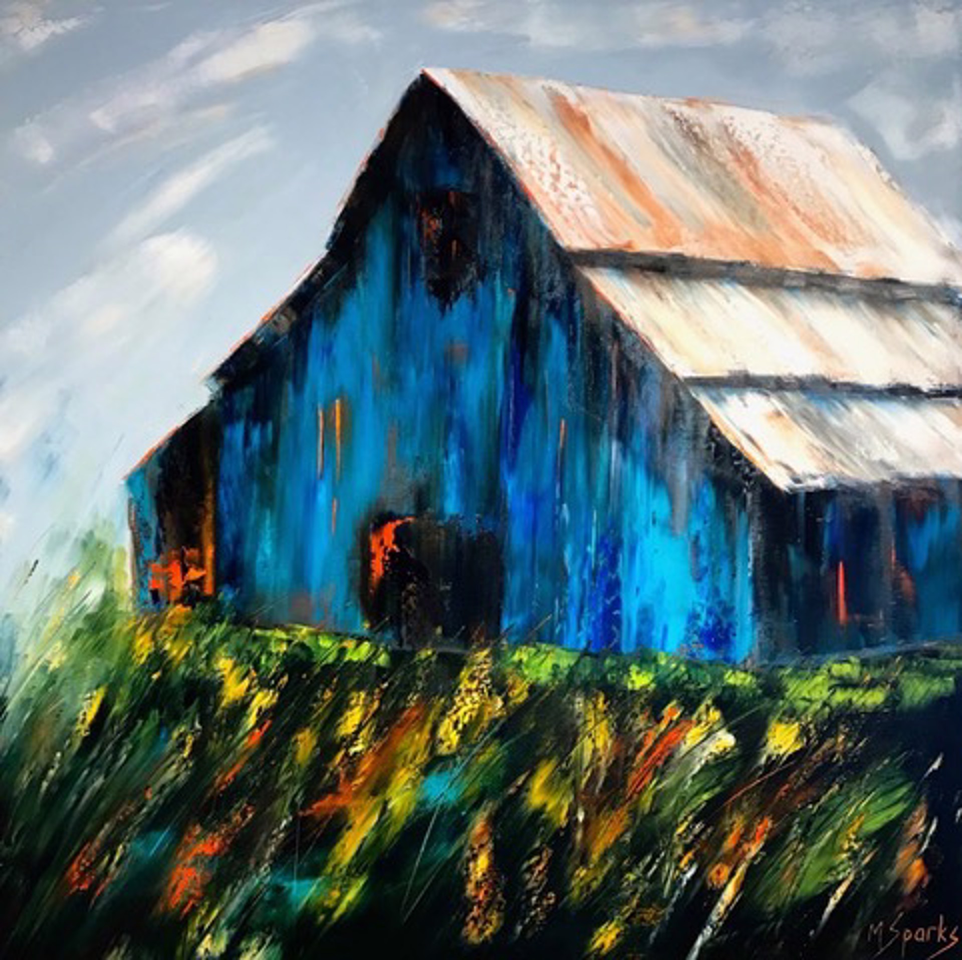 Blue Ridge Farm by Marilyn Sparks