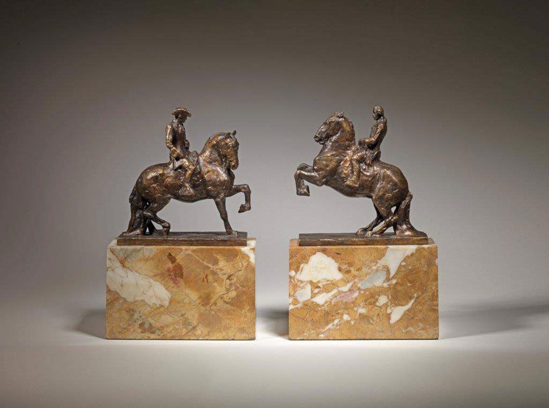 Portuguese Bullfighters, a pair, c. 1921 by Herbert Haseltine