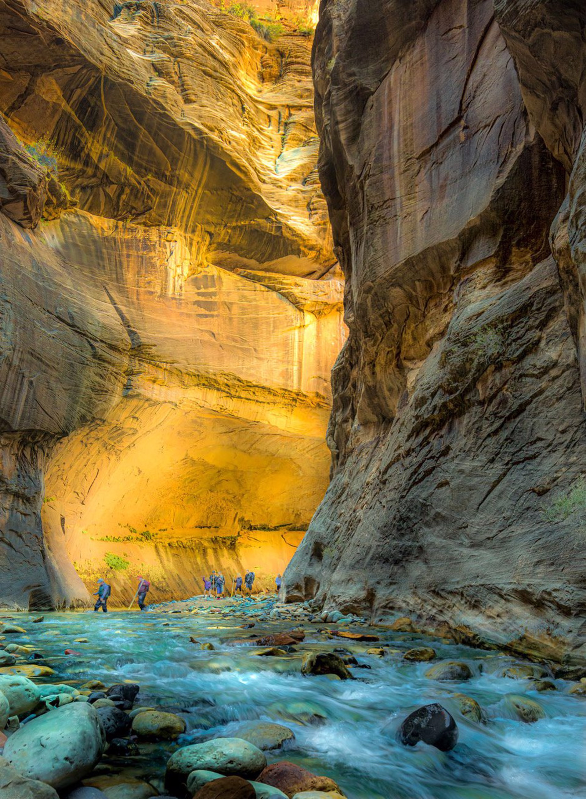 Fording the Stream, Zion by Tim Truby