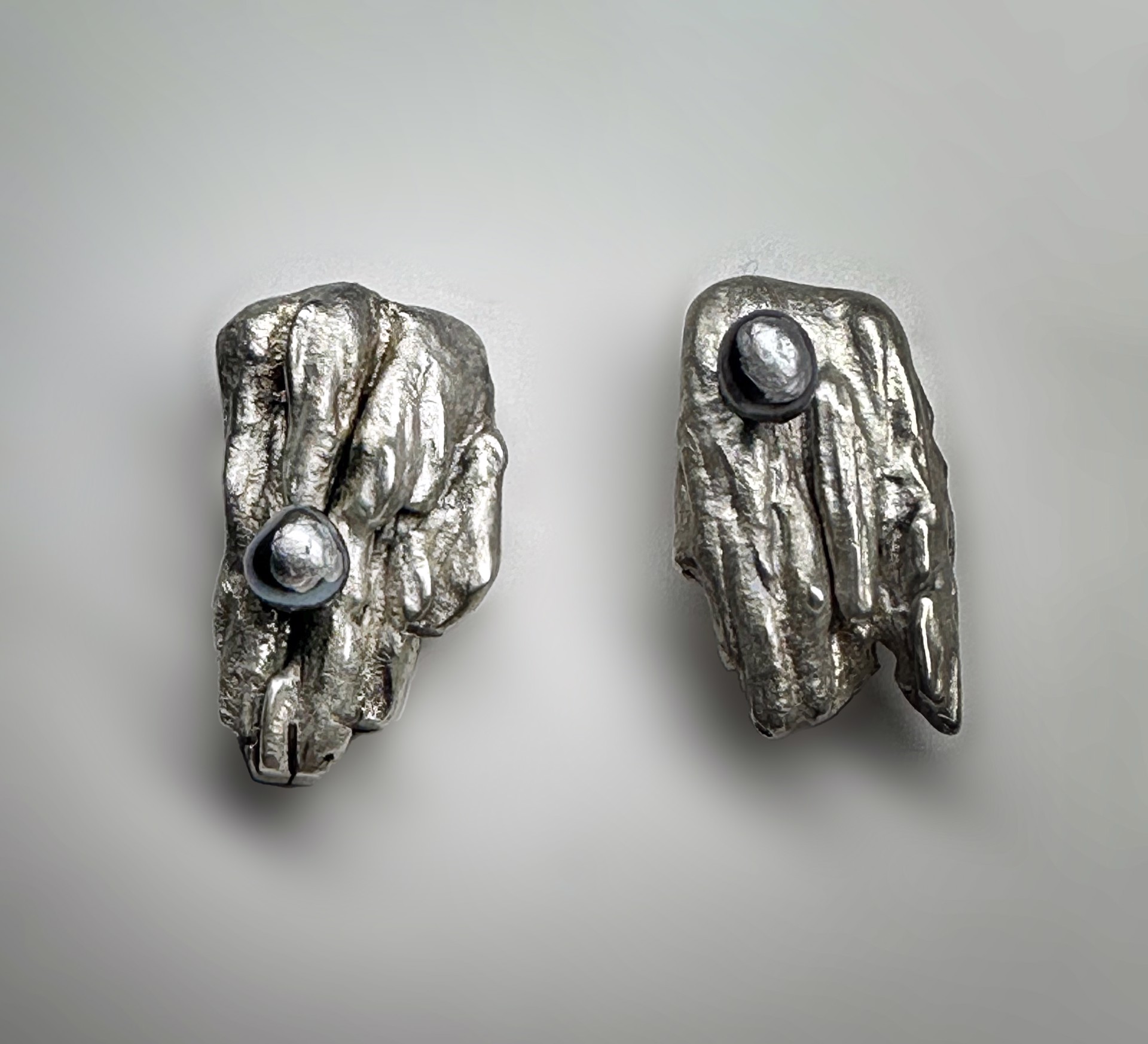 Ocean Reef Earrings with Pearls by Lee Haga
