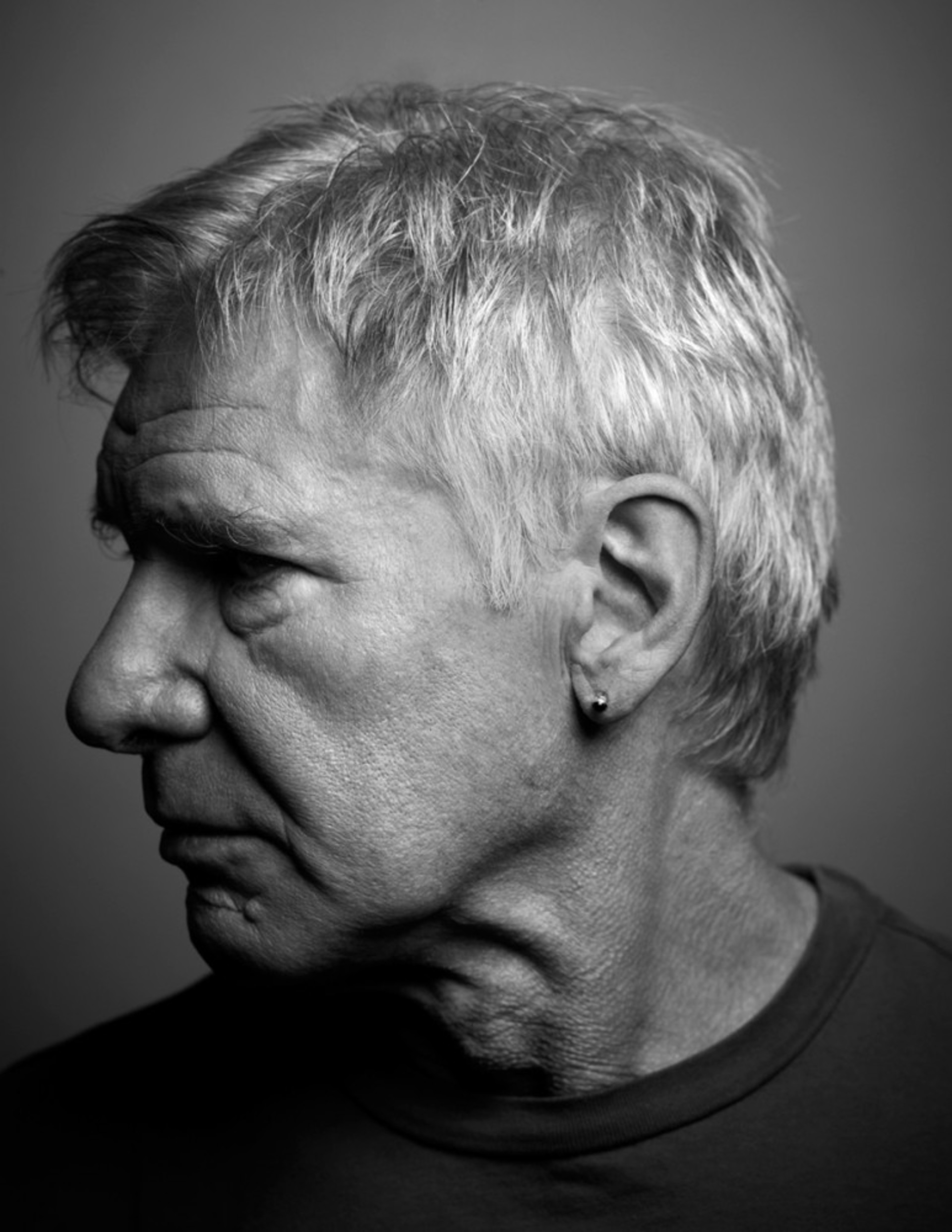 11012 Harrison Ford Profile Headshot, BW by Timothy White