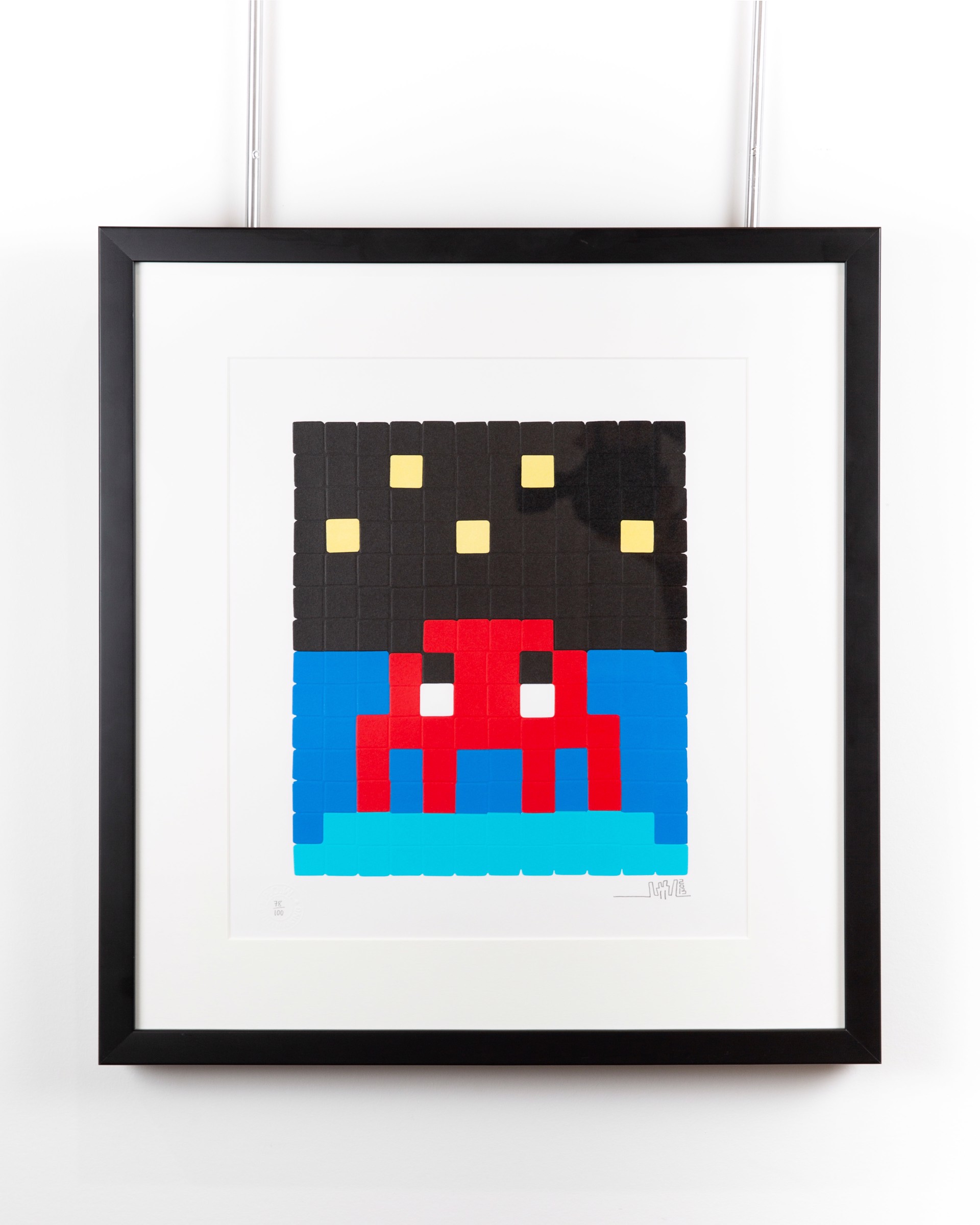 Space One (red) by Space Invader
