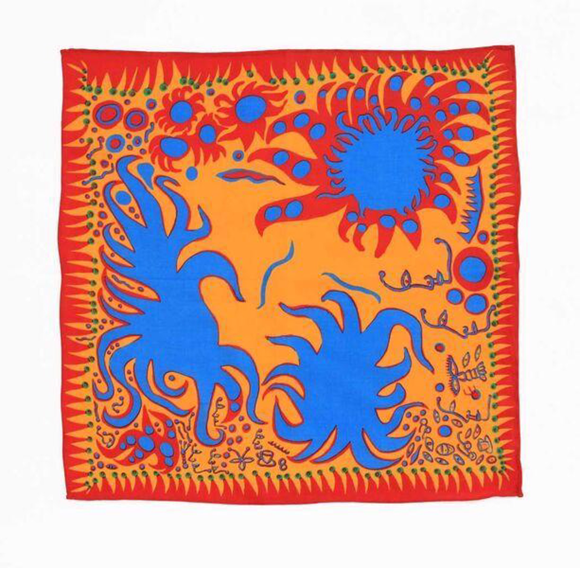 Joy I Feel Handkerchief by Yayoi Kusama
