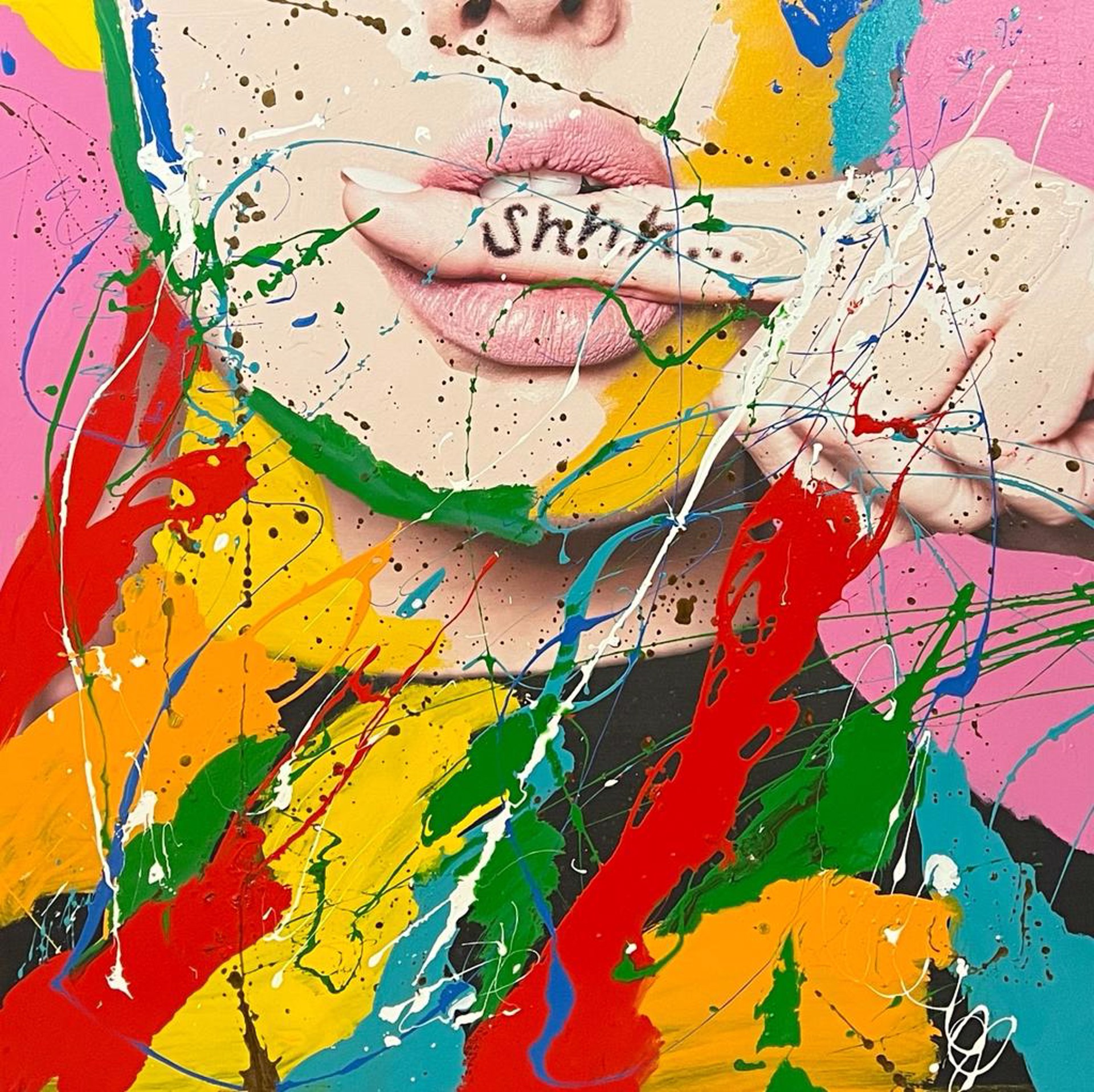 "Shh #3" by Abstract Paintings by Elena Bulatova