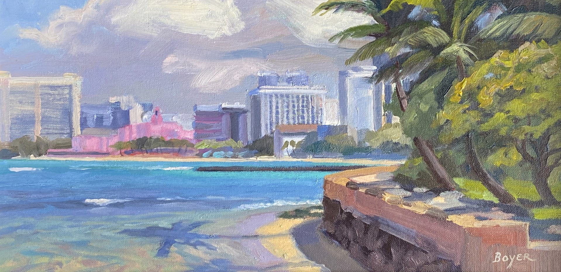 Waikīkī View by Lynne Boyer