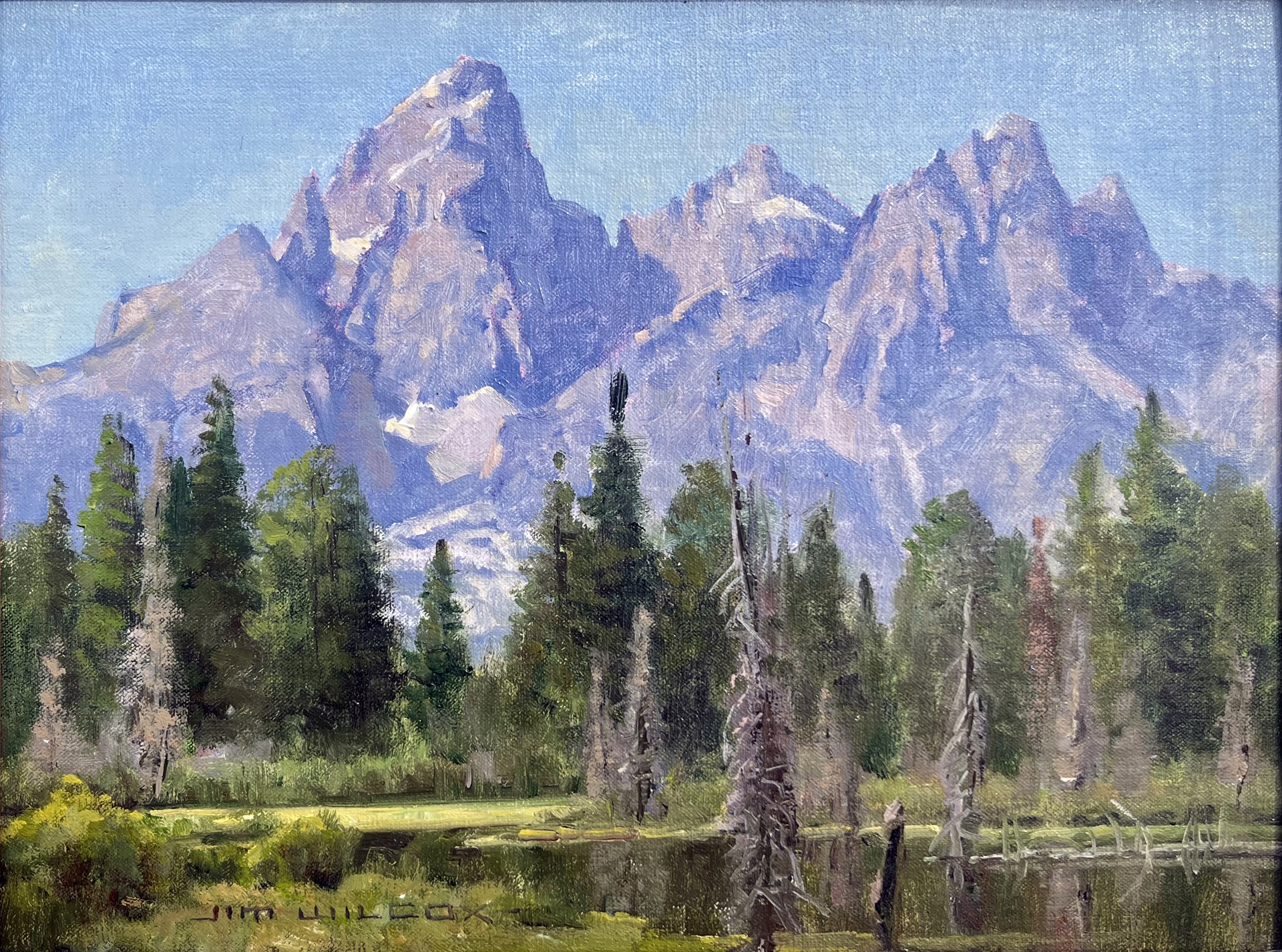 Schwabacher Landing and signed Wilcox Book by Jim Wilcox