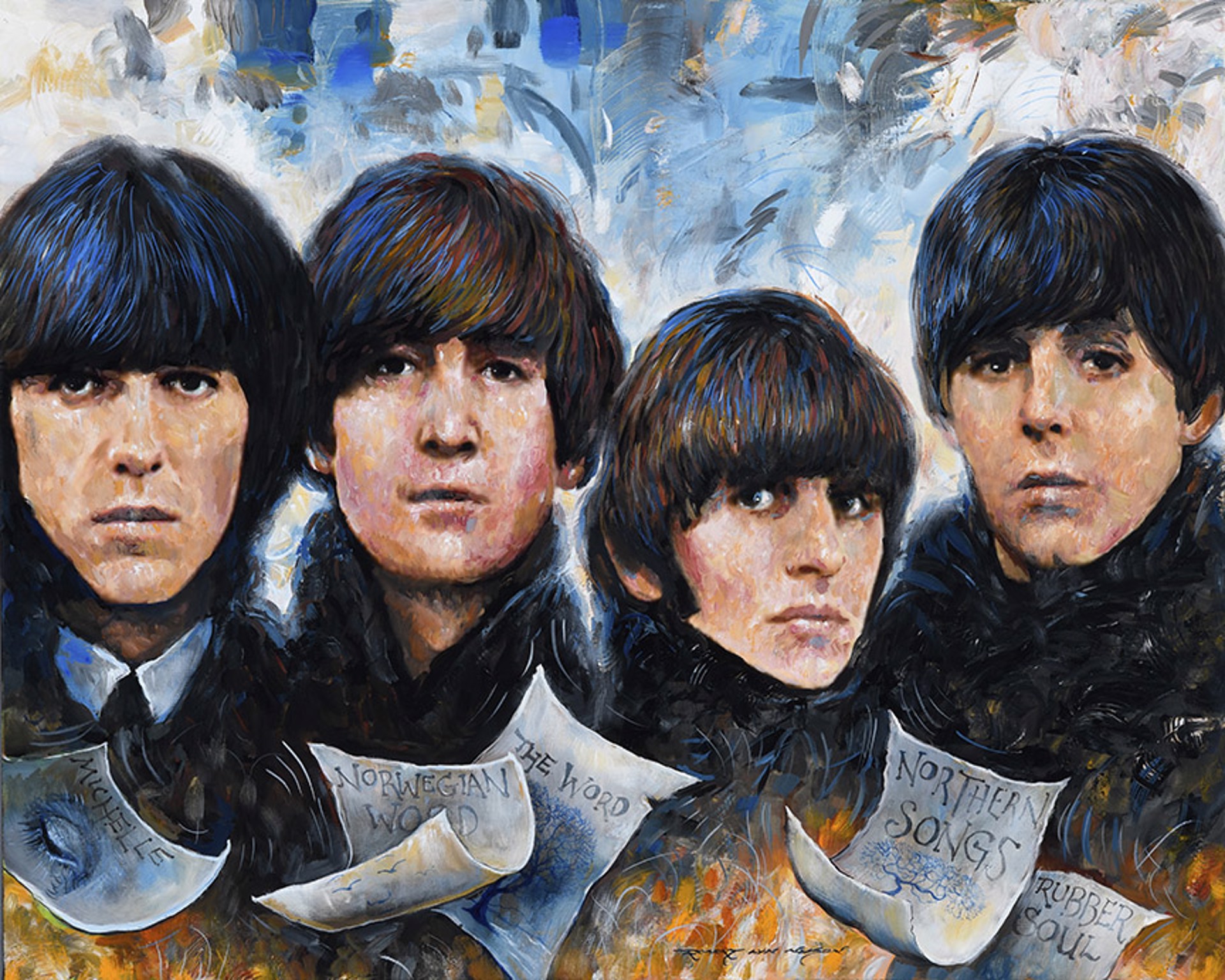 Four Beatles by Robert Lyn Nelson