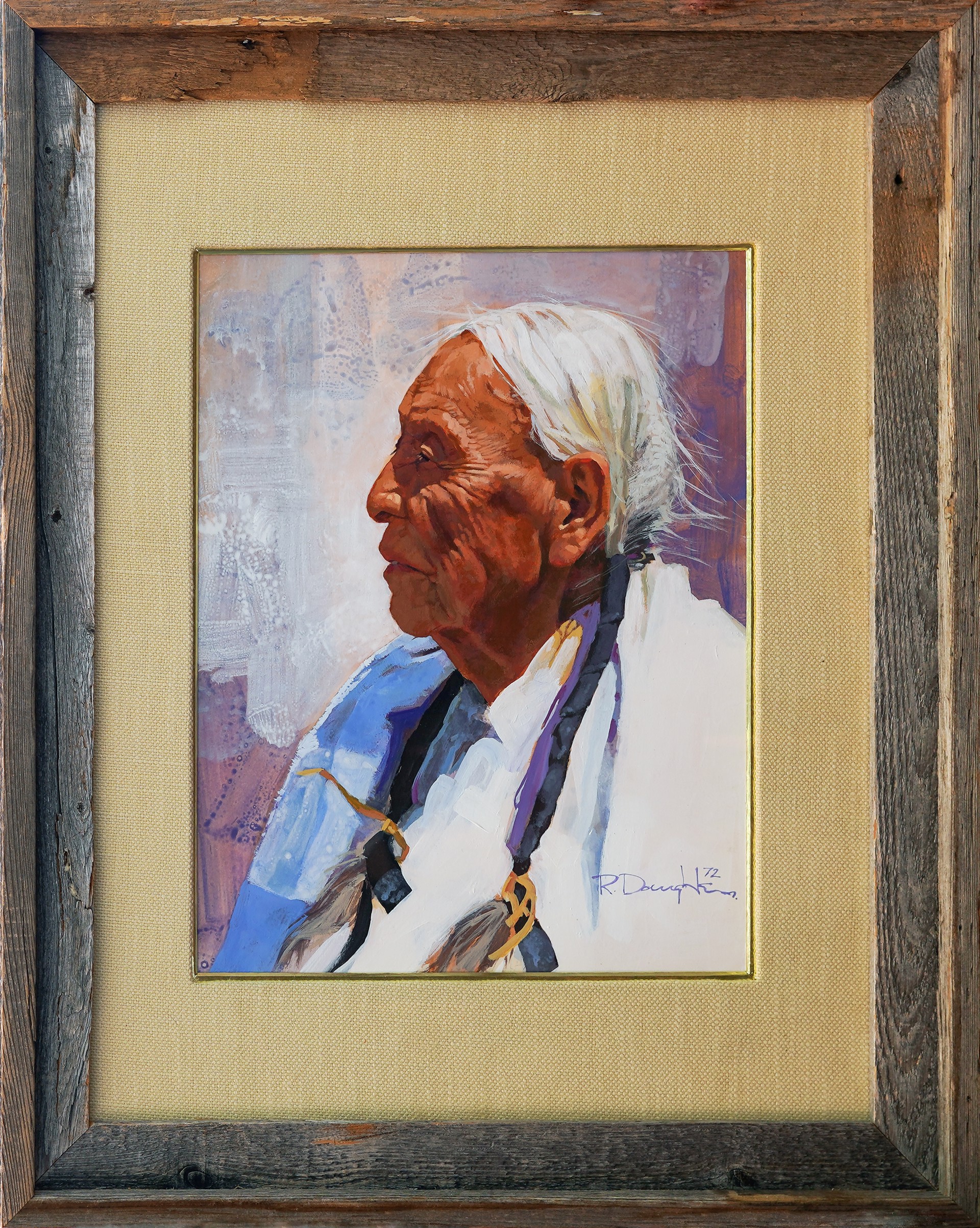 Taos Pueblo Man by Robert Daughters (1929-2013) | Meyer Gallery