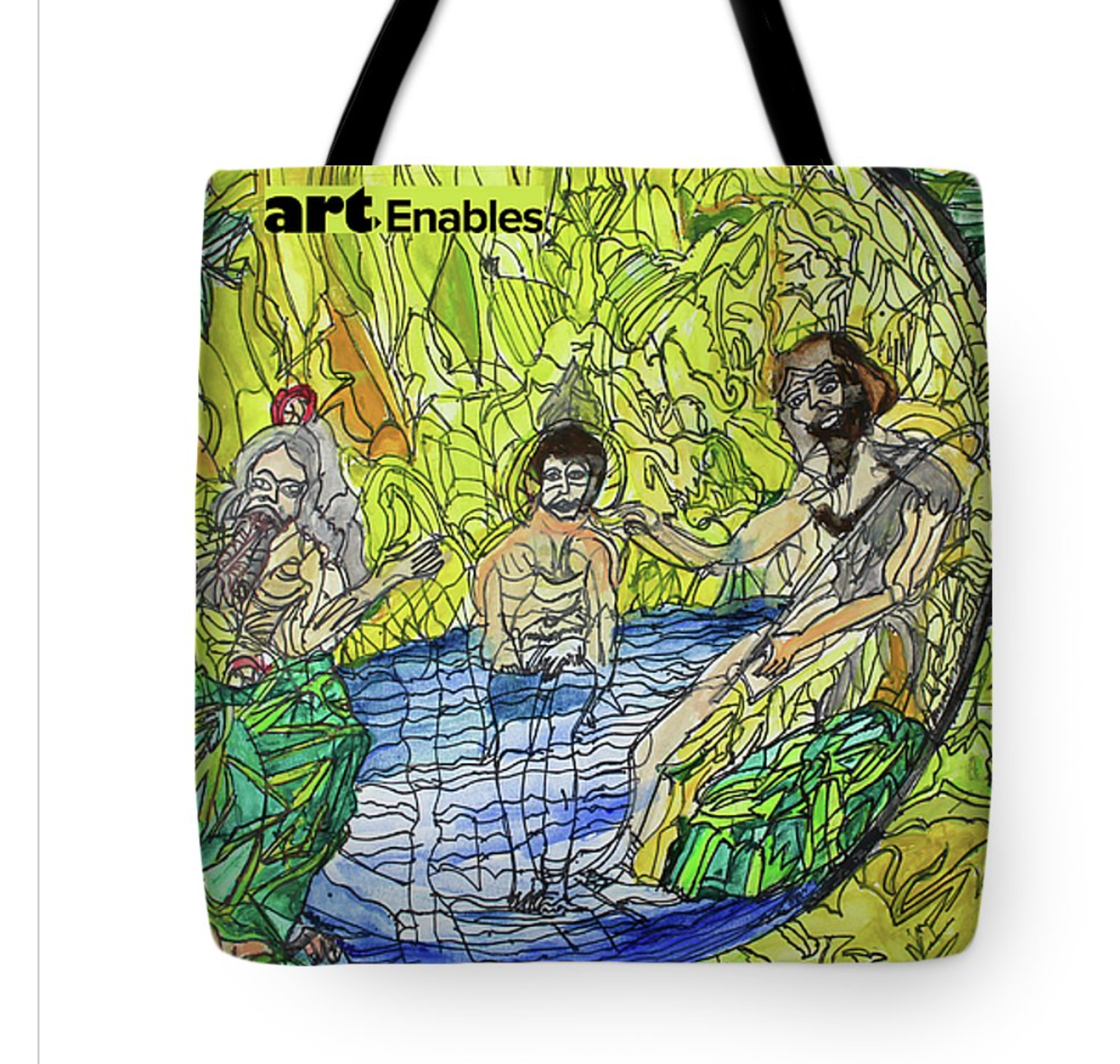 Tote Bag - Raymond Lewis by Art Enables Merchandise