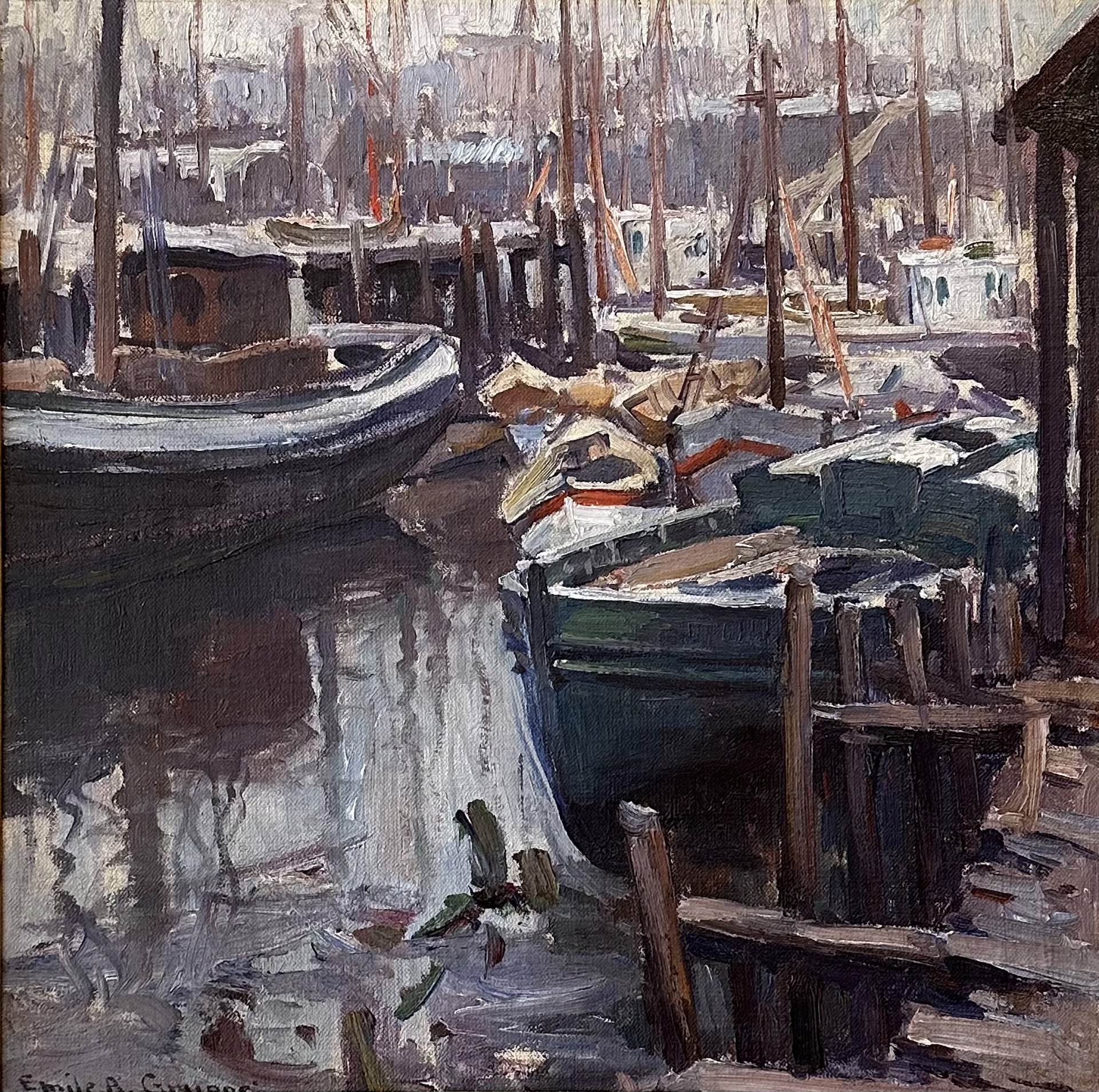 Rainy Day by Emile Albert Gruppé (1896-1978)