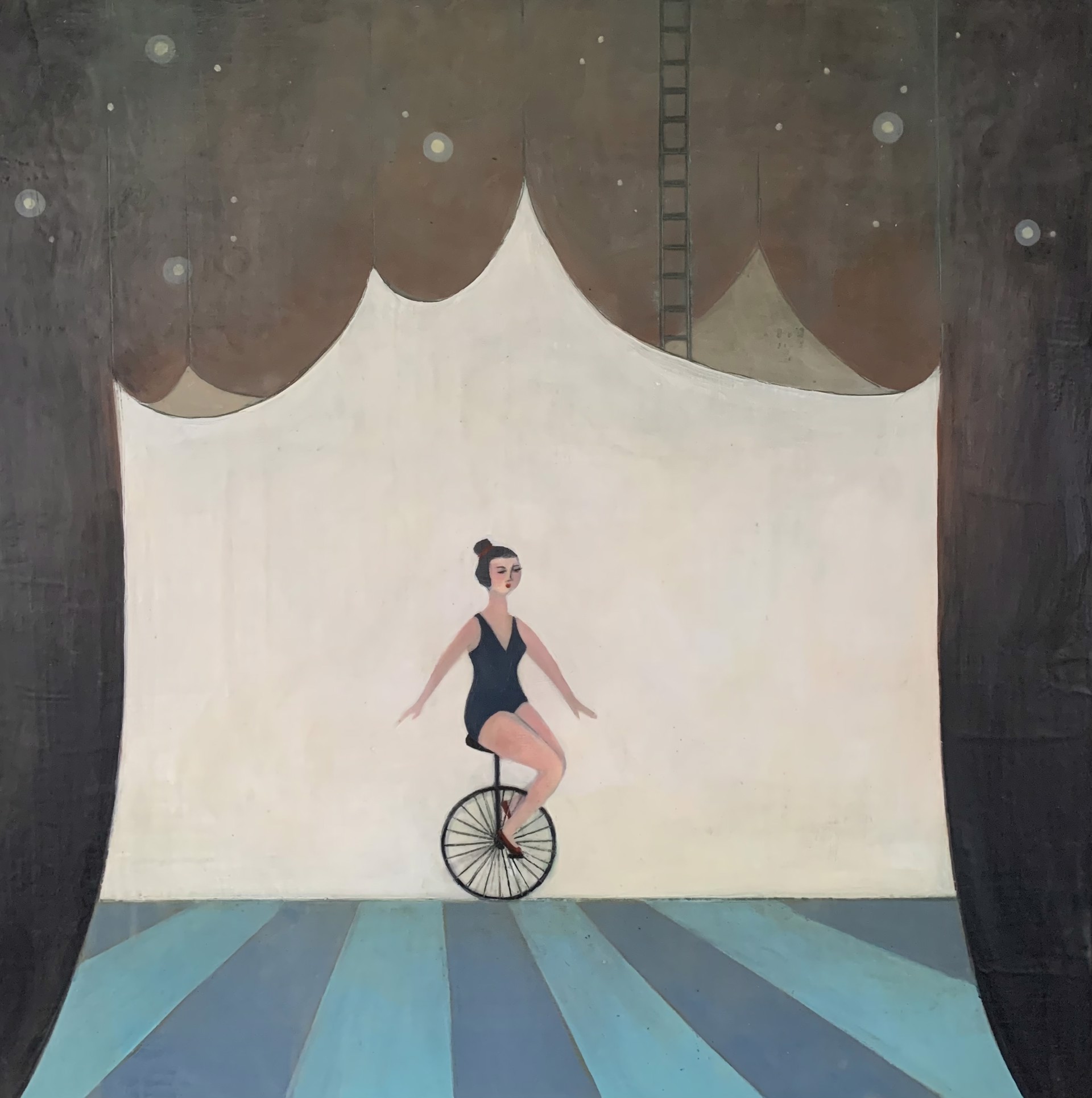 Unicyclist by Jeni Stallings