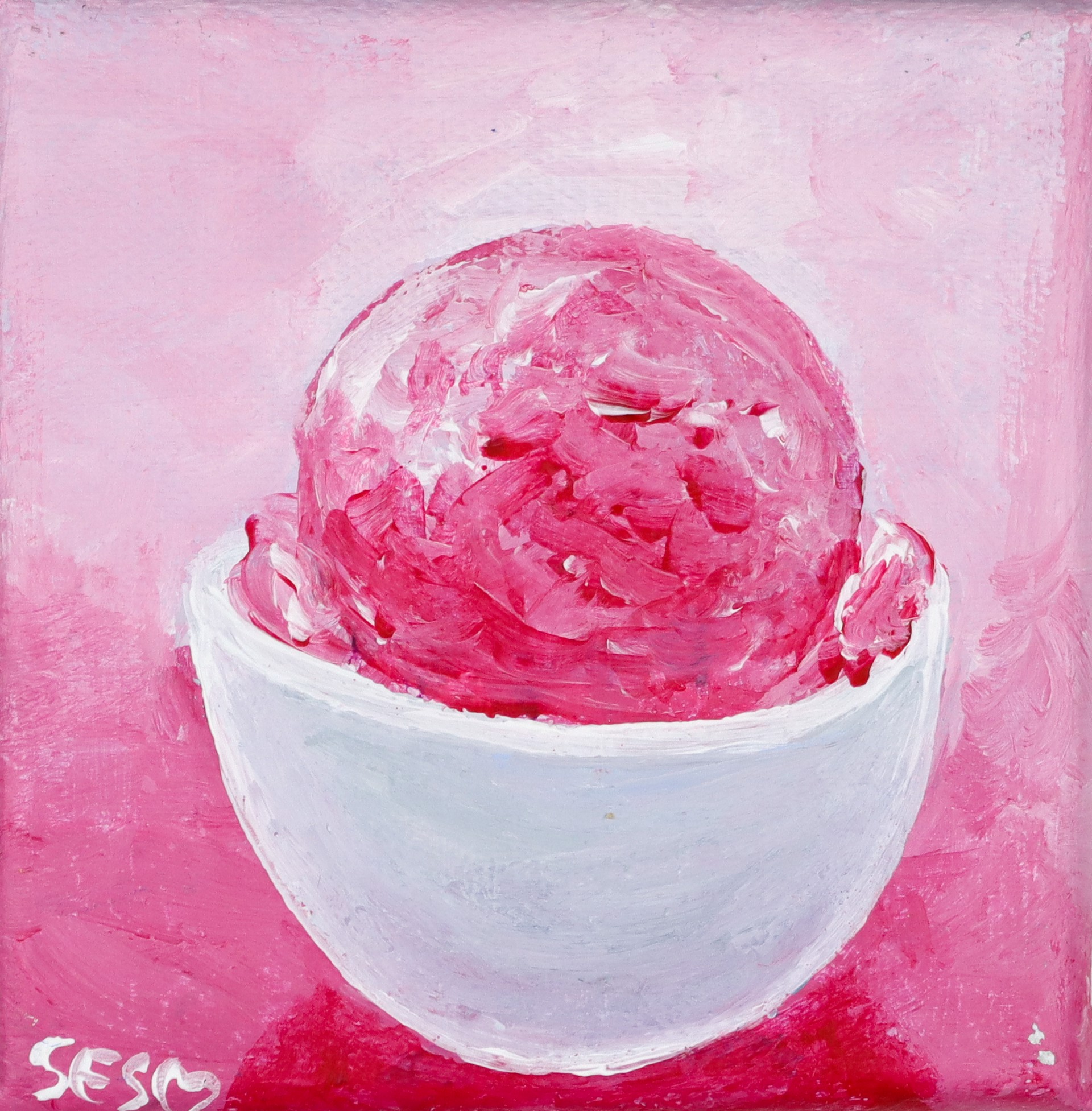 Pink Ice Cream by Sarah Swan