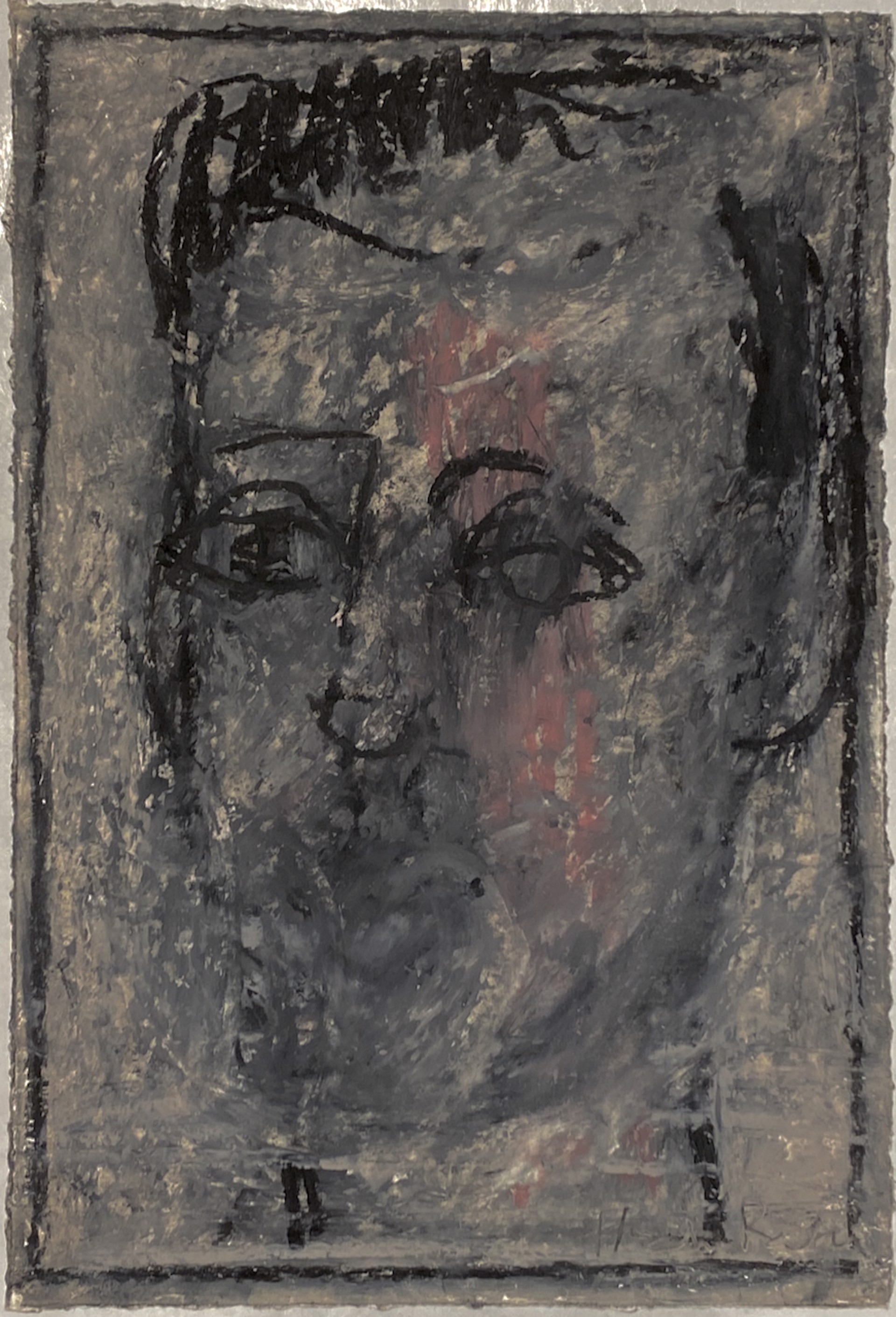 Drawings from Mt Gretna: Head VII by Thaddeus Radell