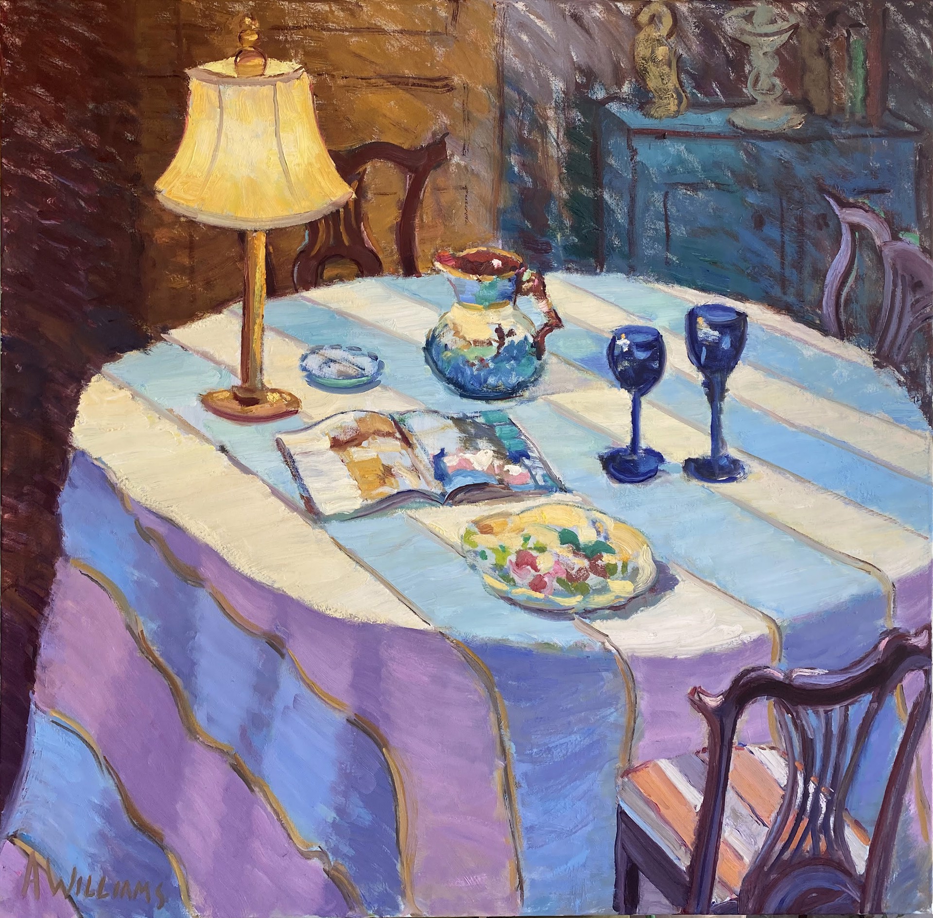 "Quiet Evening" original oil painting by Alice Williams