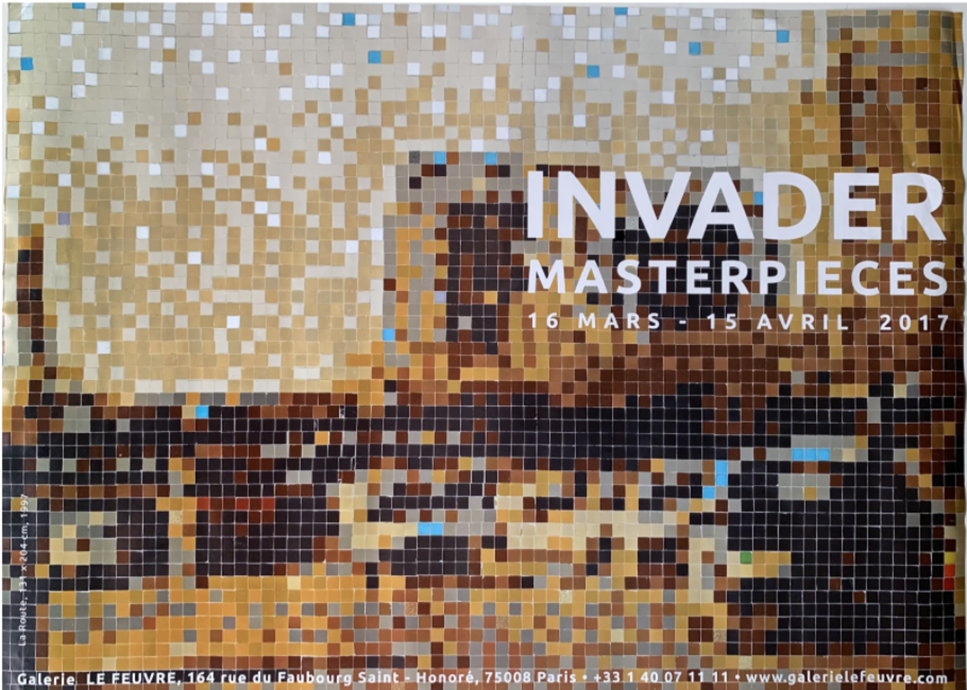 Exhibition Poster by Invader