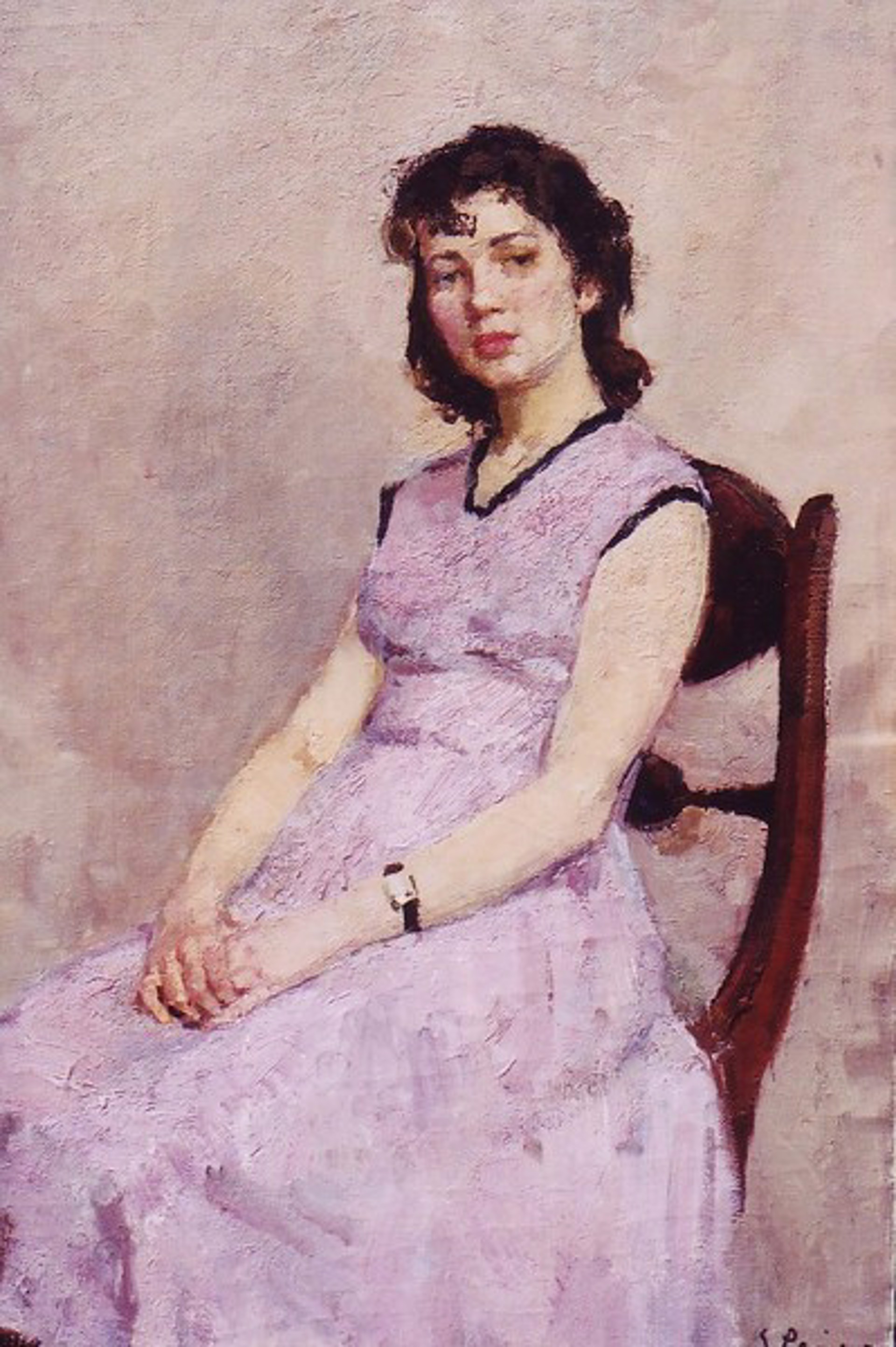 Portrait in Pink by Viktor Reikhet