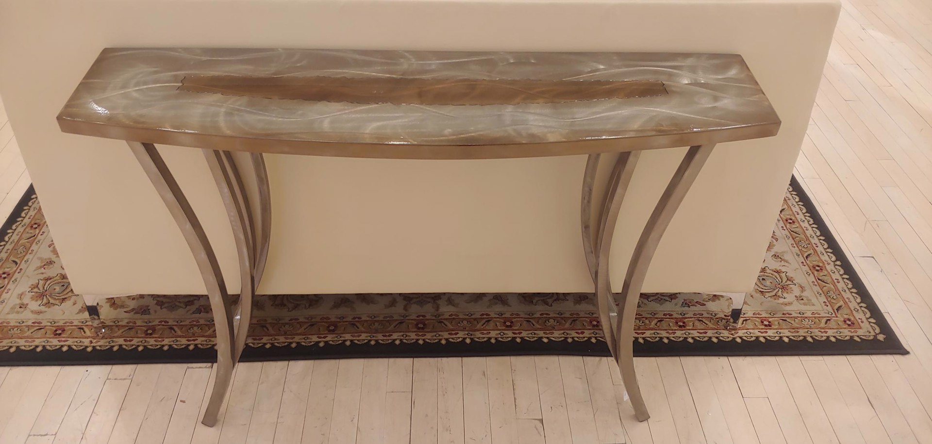 Sofa Table Curved by Frank Seckler
