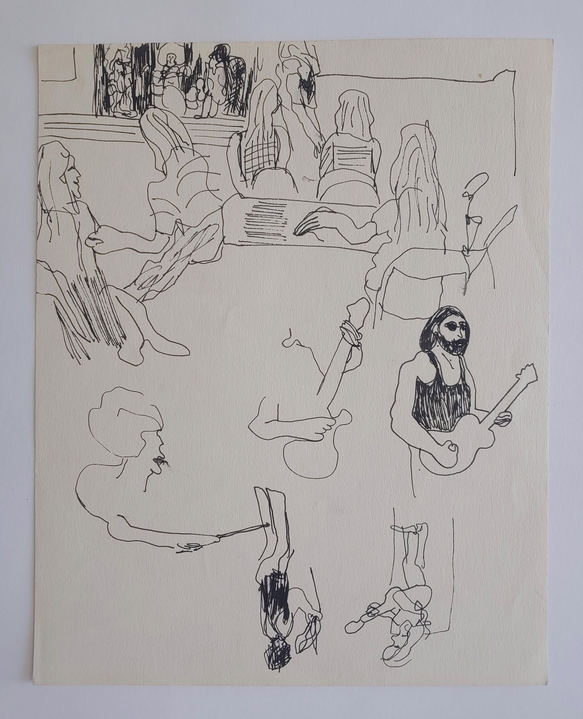 Concert - Drawing by David Amdur